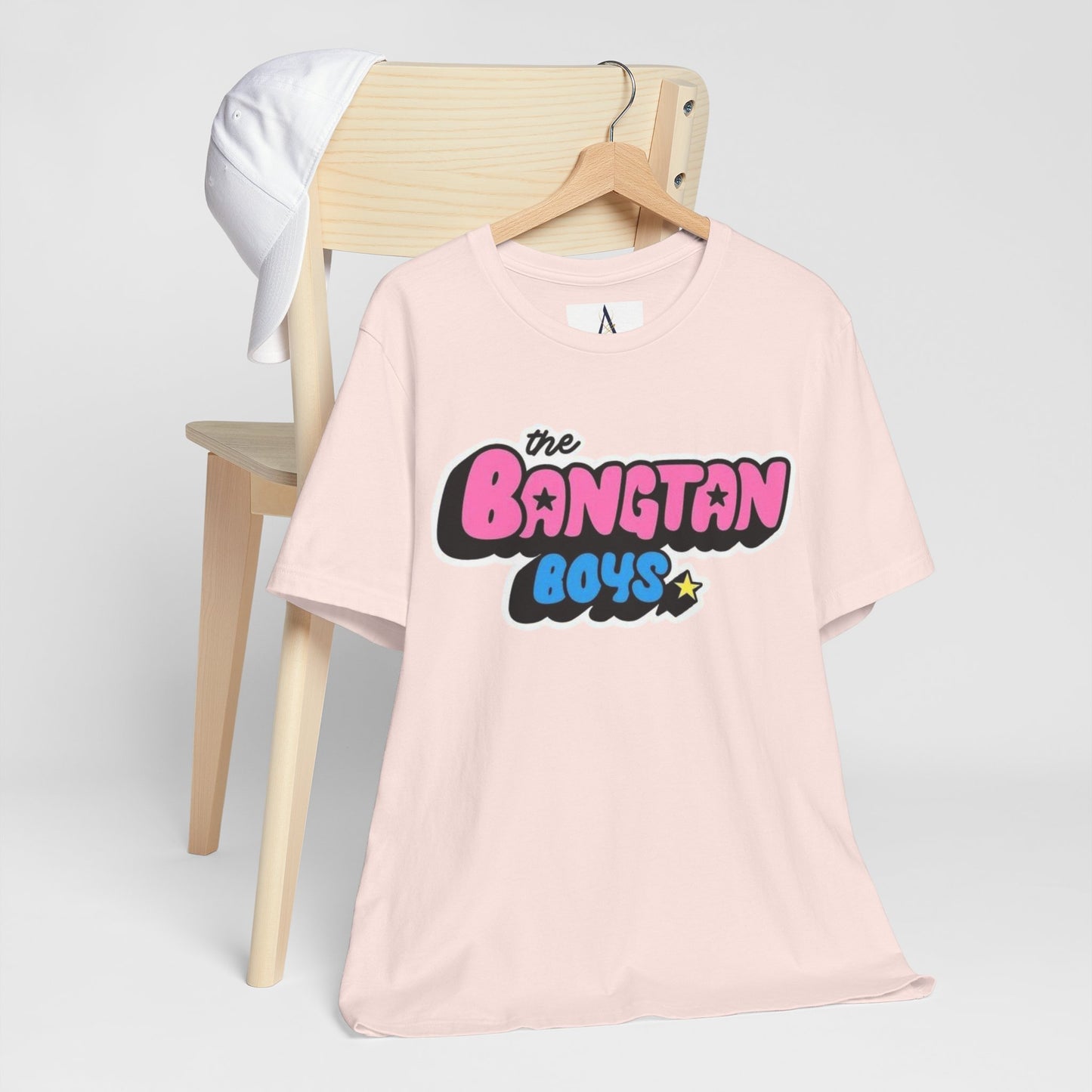 Bangtan Boys Retro Logo Tee – K-Pop BTS Fan Shirt