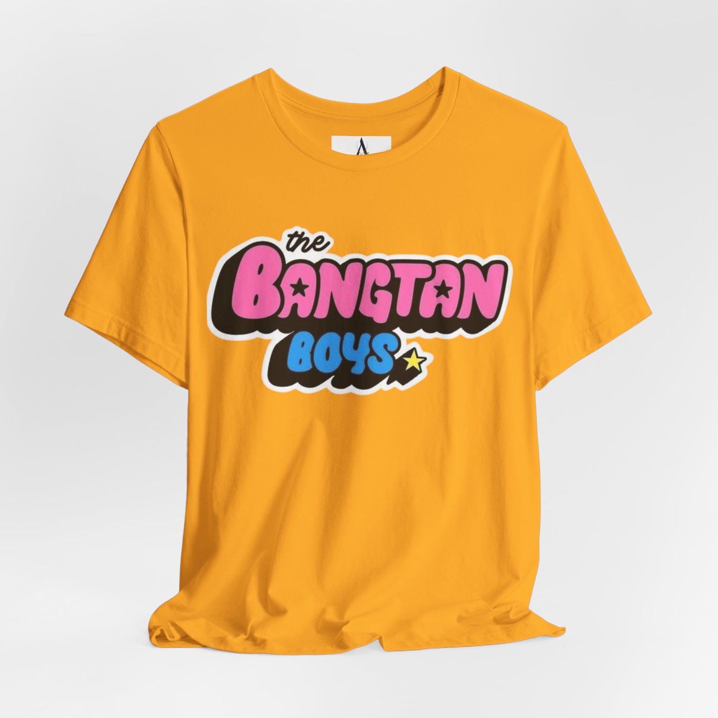 Bangtan Boys Retro Logo Tee – K-Pop BTS Fan Shirt