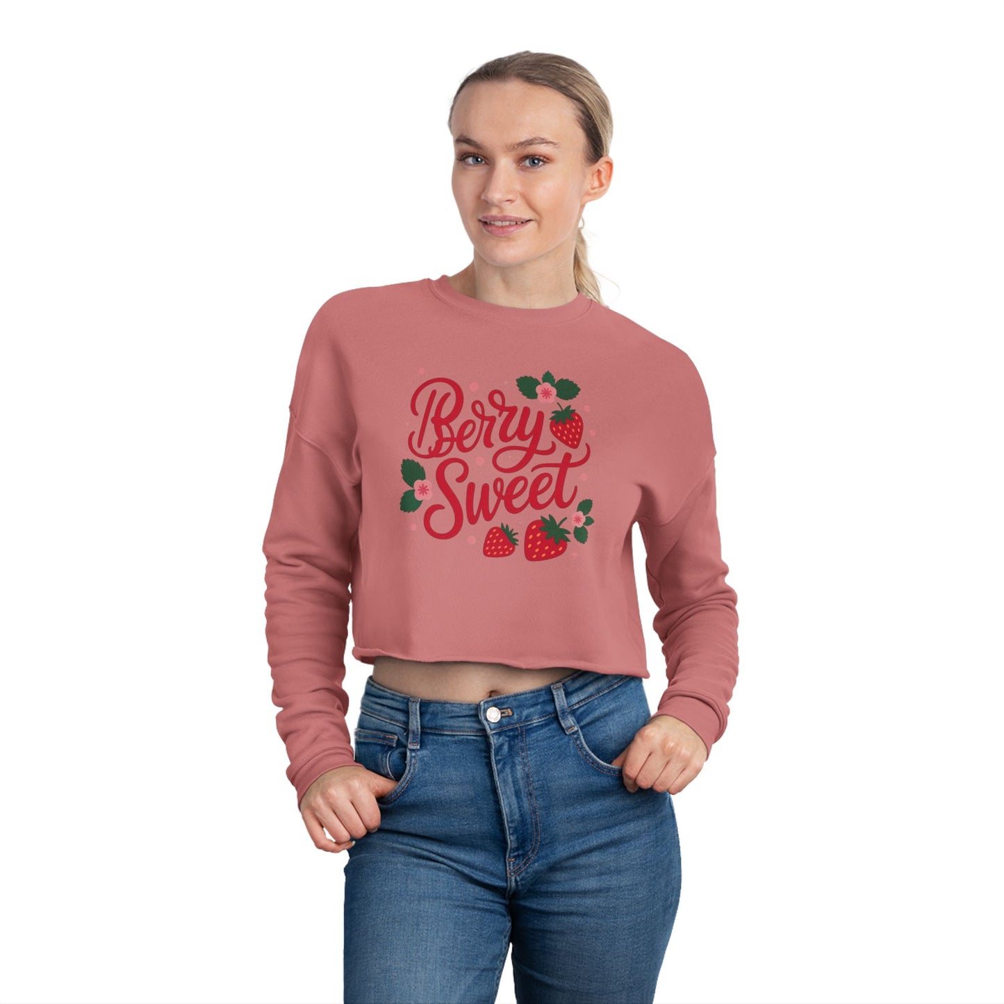 Berry Sweet Cropped Sweatshirt