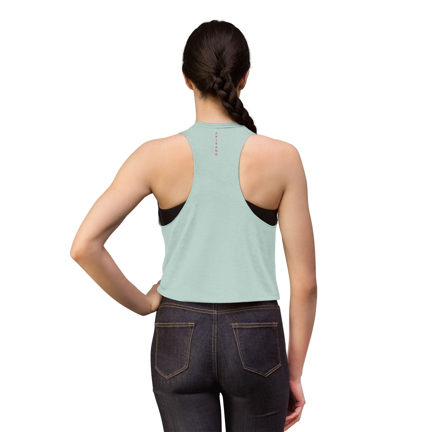 Arirang Lightstick Crop Top — K-Pop Concert Fan Tank