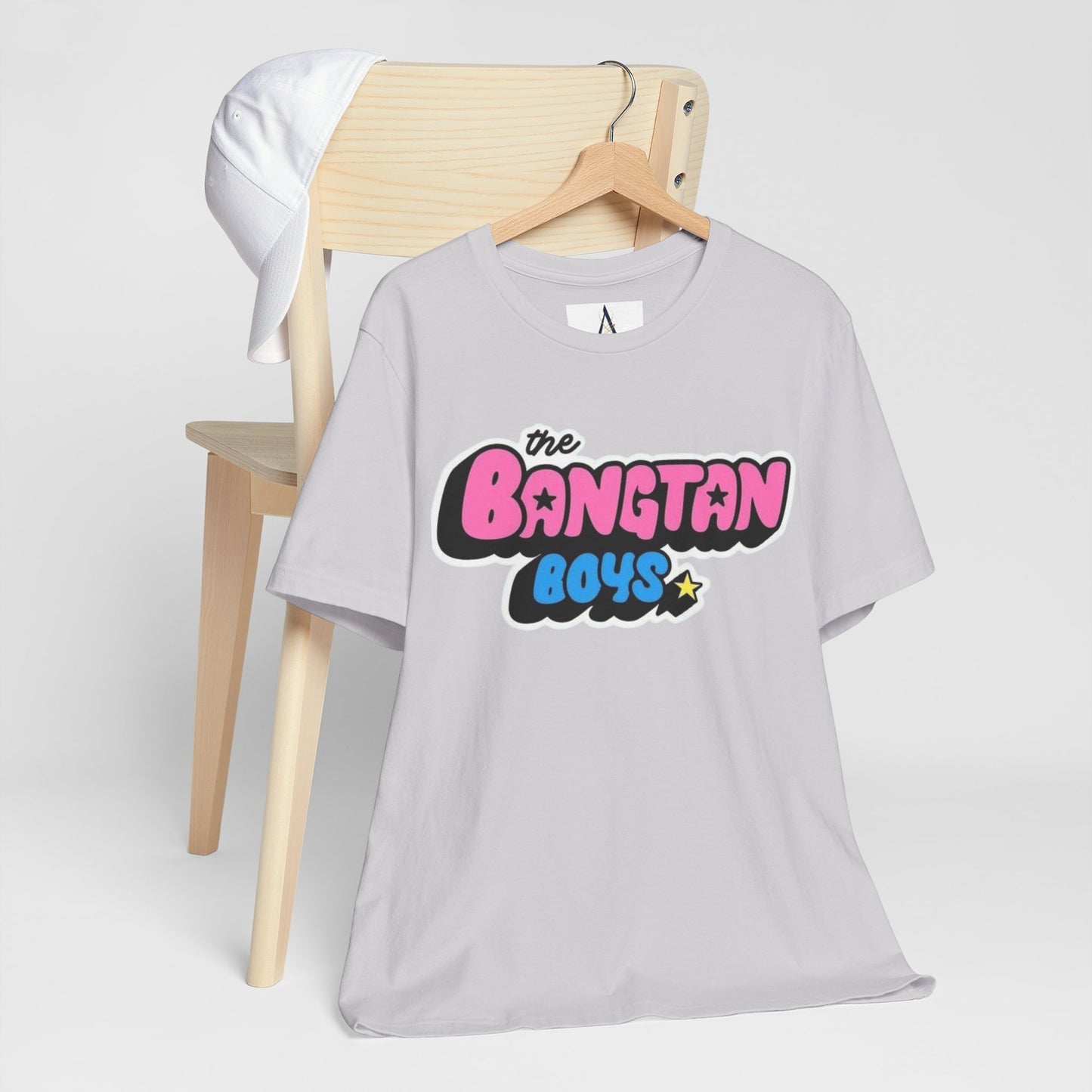 Bangtan Boys Retro Logo Tee – K-Pop BTS Fan Shirt