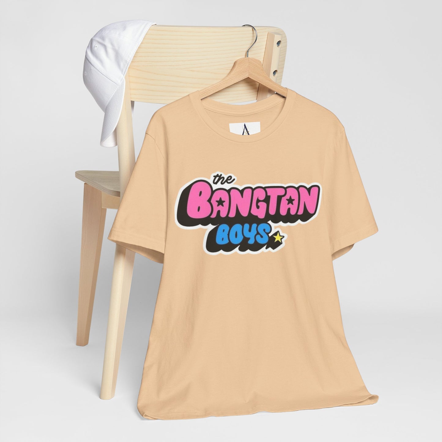Bangtan Boys Retro Logo Tee – K-Pop BTS Fan Shirt