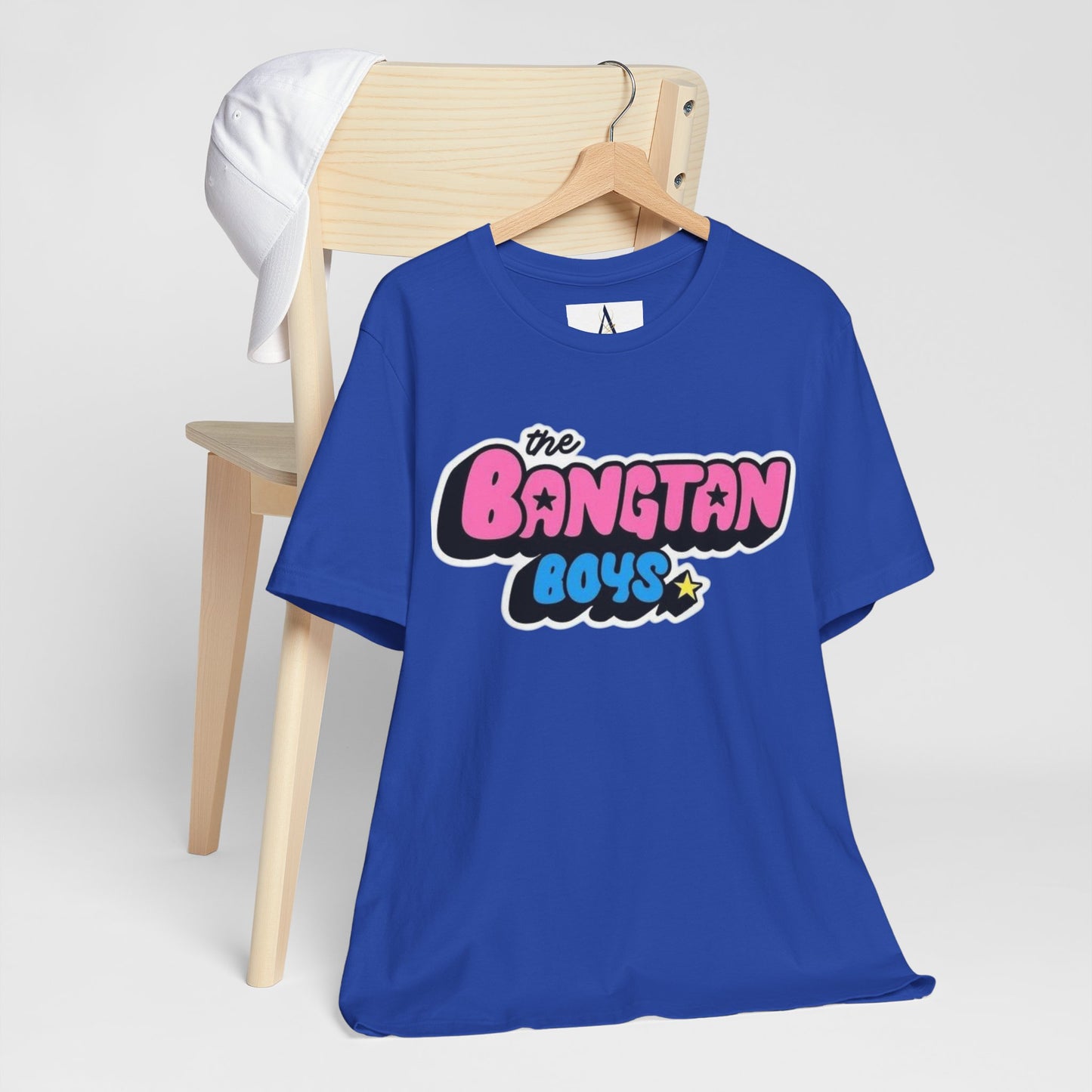 Bangtan Boys Retro Logo Tee – K-Pop BTS Fan Shirt
