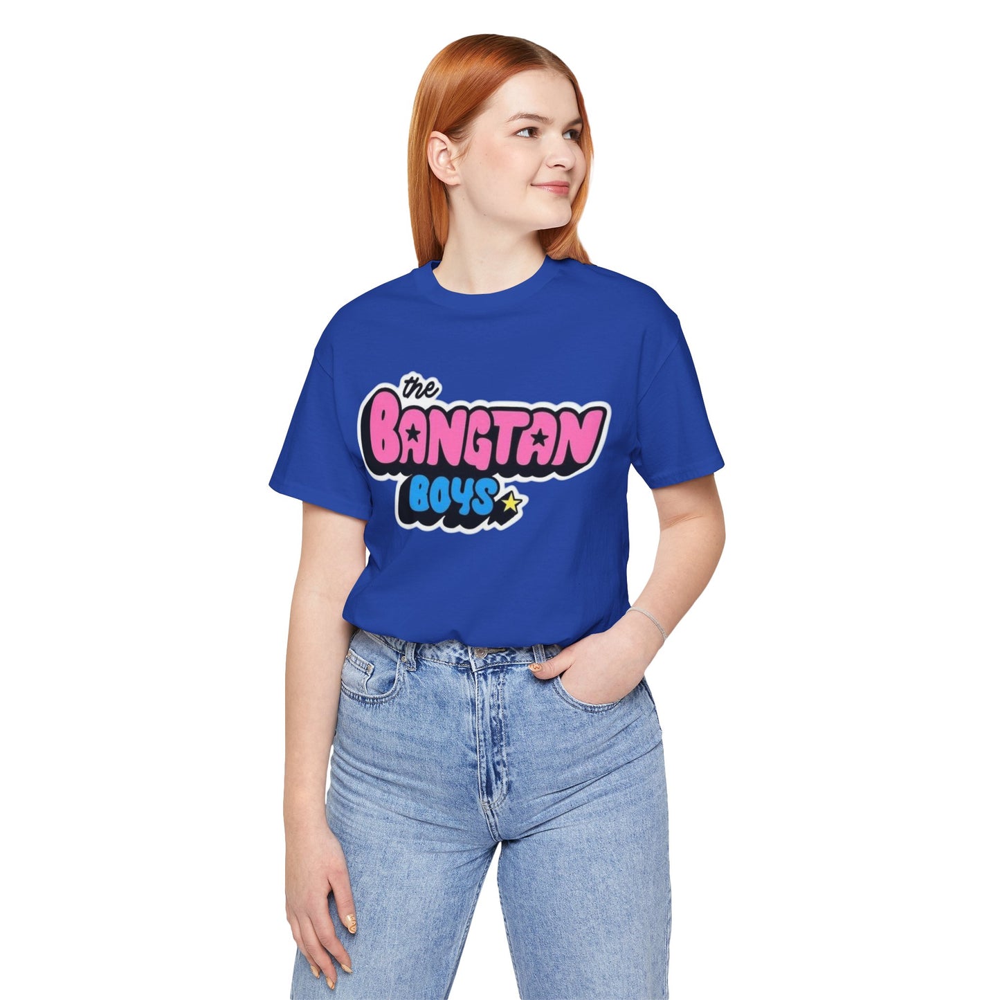 Bangtan Boys Retro Logo Tee – K-Pop BTS Fan Shirt