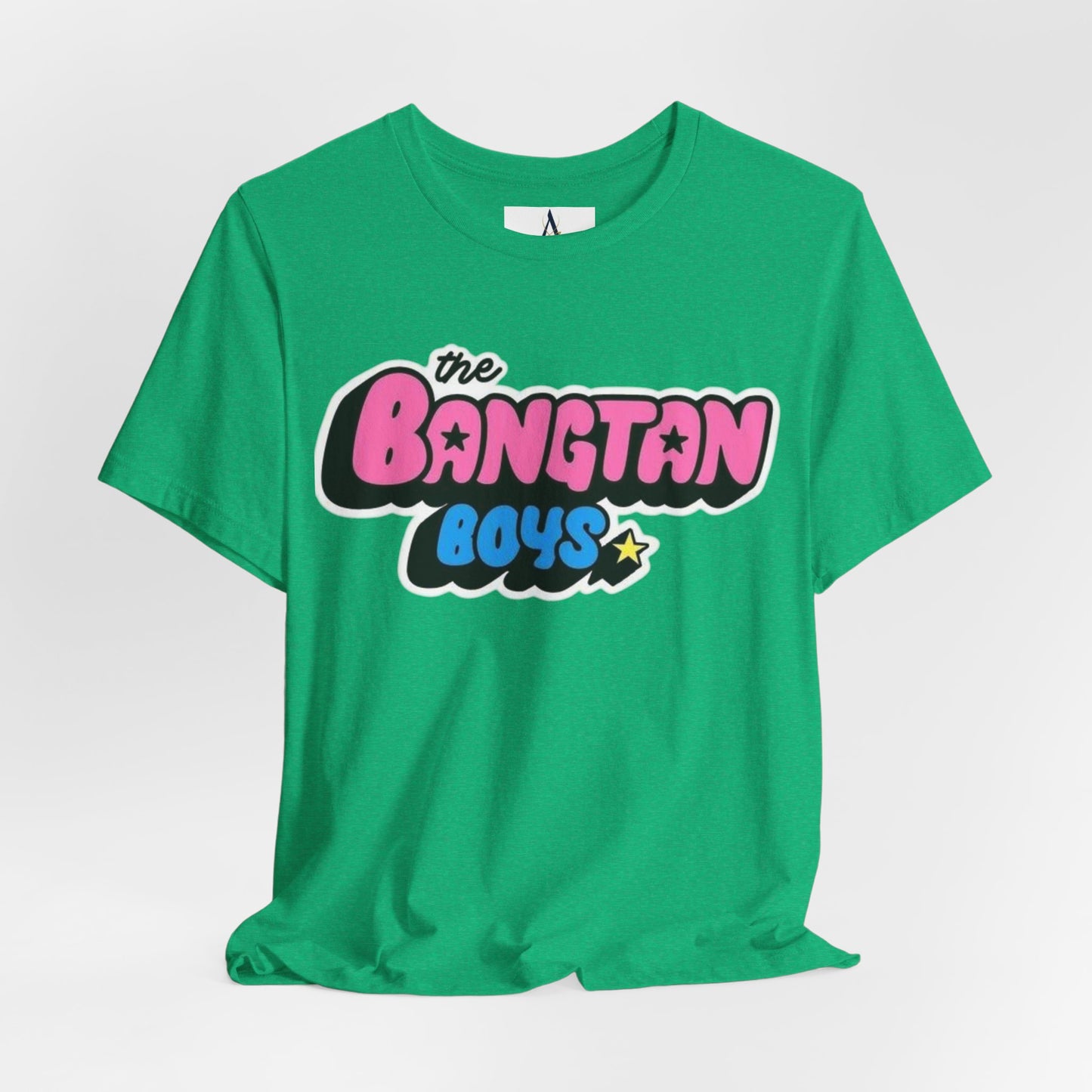 Bangtan Boys Retro Logo Tee – K-Pop BTS Fan Shirt