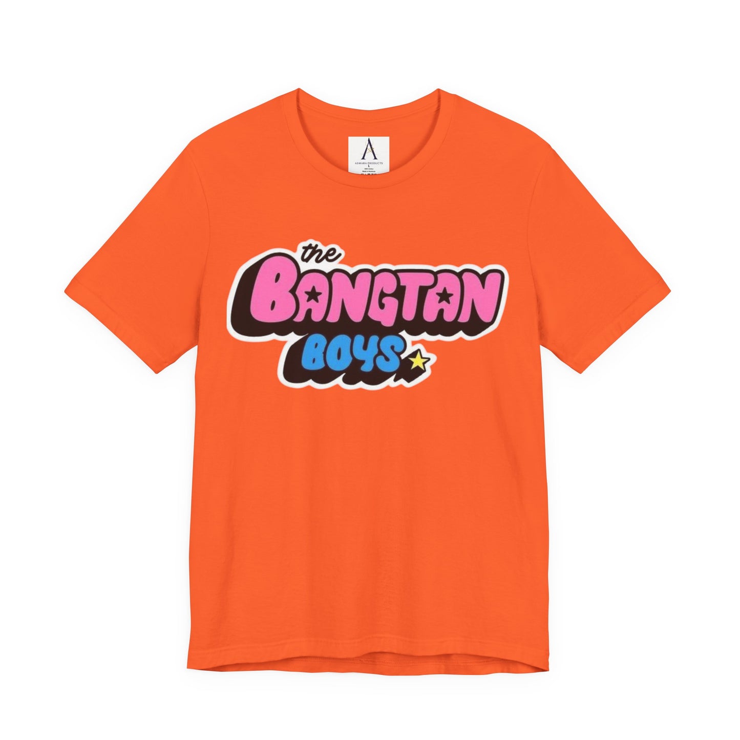 Bangtan Boys Retro Logo Tee – K-Pop BTS Fan Shirt