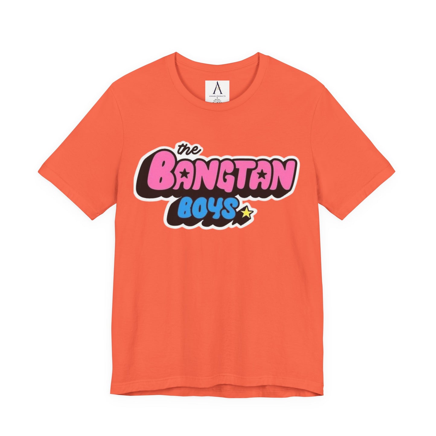 Bangtan Boys Retro Logo Tee – K-Pop BTS Fan Shirt