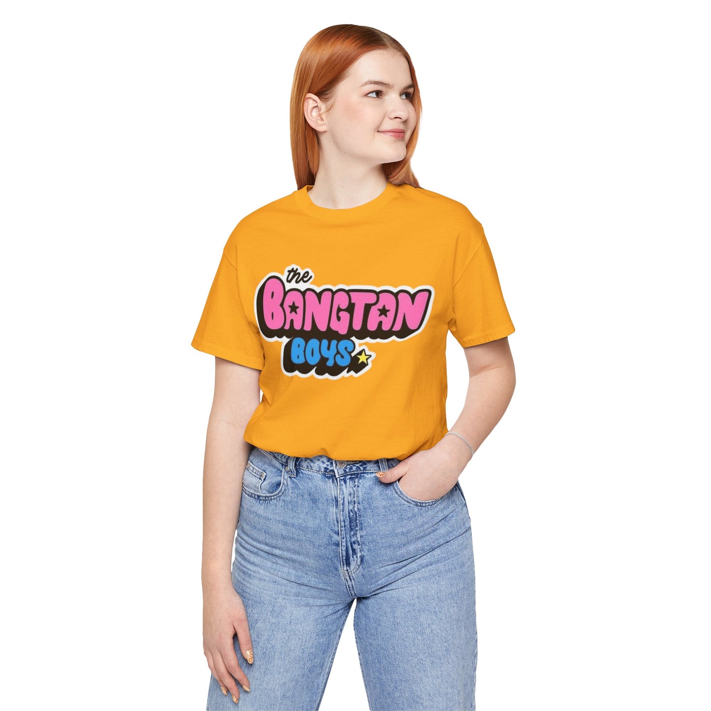 Bangtan Boys Retro Logo Tee – K-Pop BTS Fan Shirt