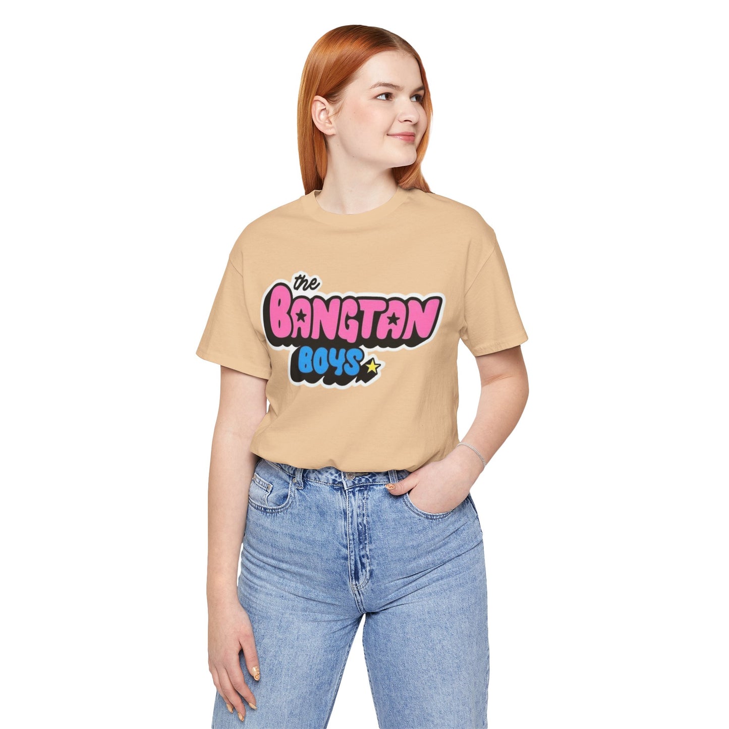 Bangtan Boys Retro Logo Tee – K-Pop BTS Fan Shirt