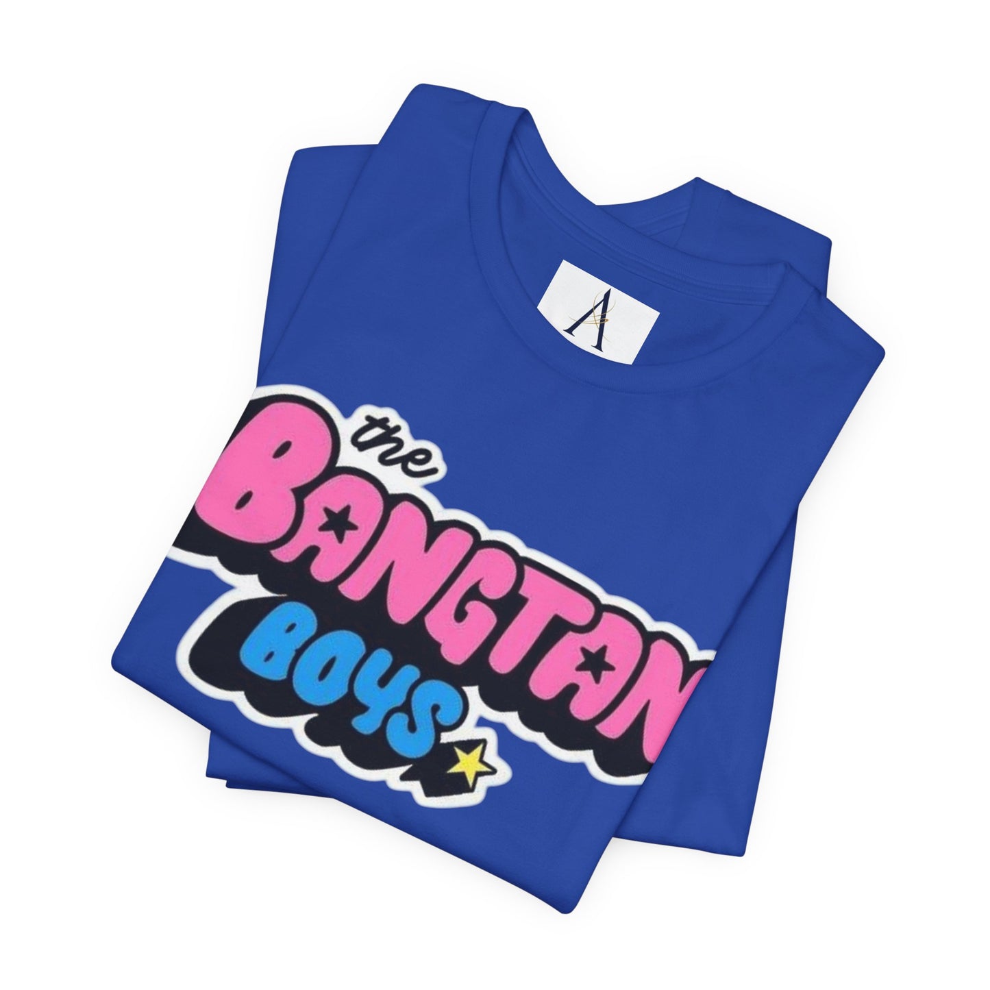 Bangtan Boys Retro Logo Tee – K-Pop BTS Fan Shirt