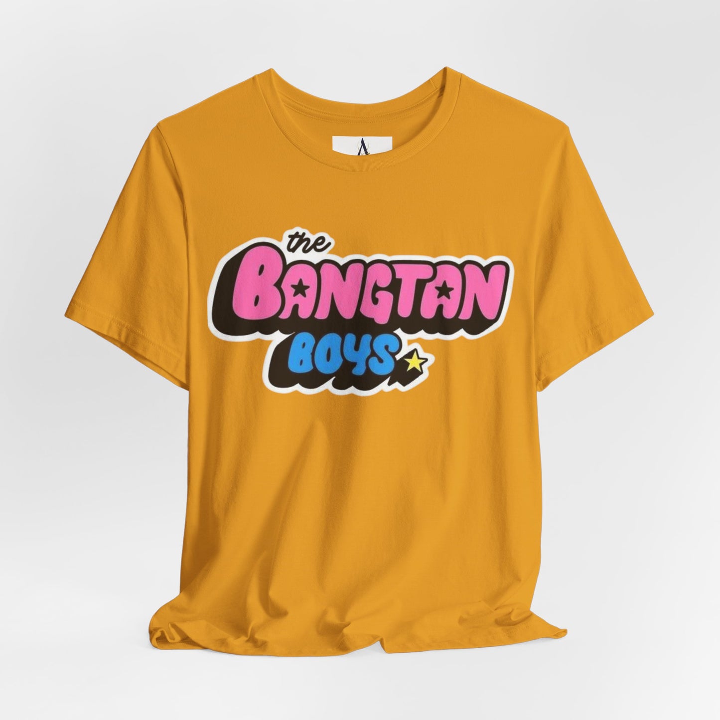 Bangtan Boys Retro Logo Tee – K-Pop BTS Fan Shirt