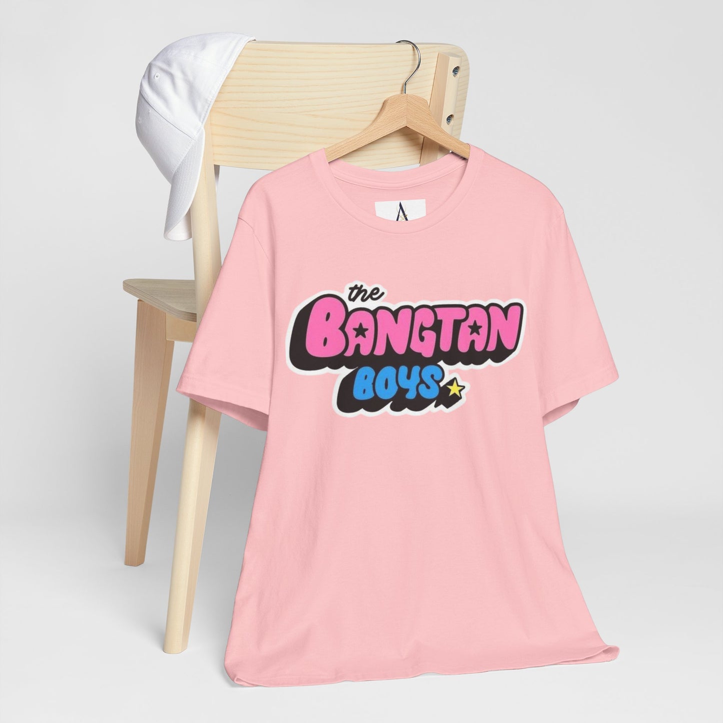 Bangtan Boys Retro Logo Tee – K-Pop BTS Fan Shirt