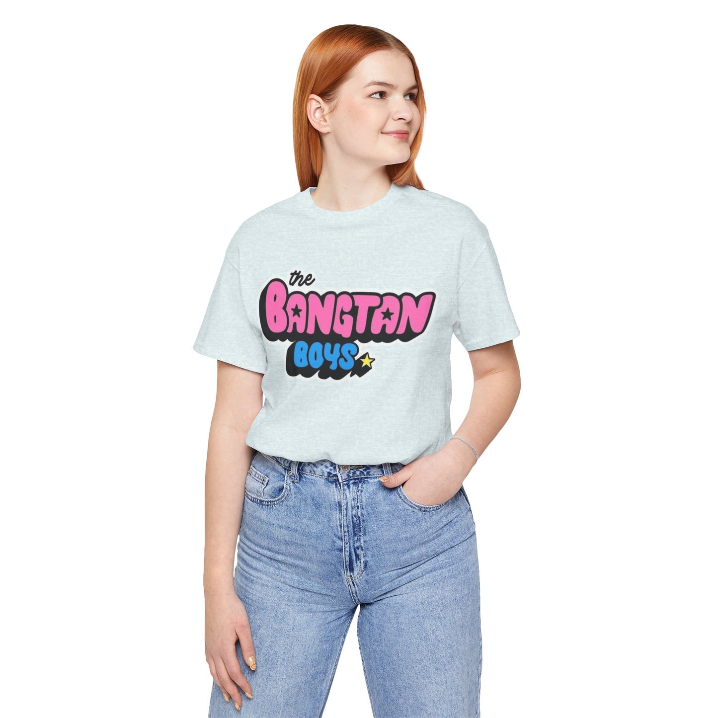 Bangtan Boys Retro Logo Tee – K-Pop BTS Fan Shirt