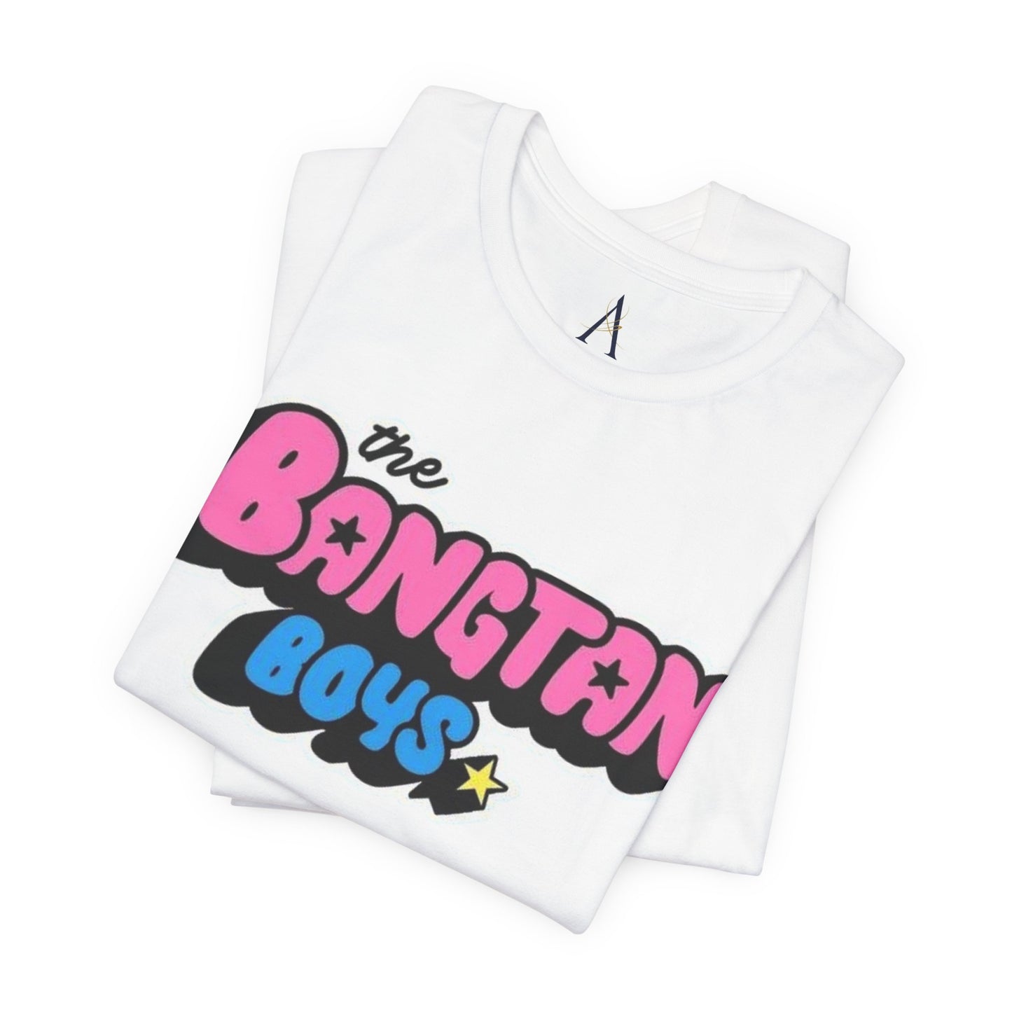 Bangtan Boys Retro Logo Tee – K-Pop BTS Fan Shirt