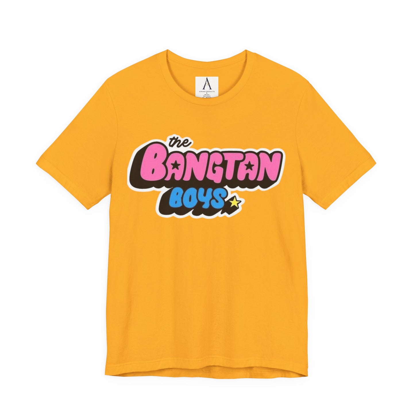 Bangtan Boys Retro Logo Tee – K-Pop BTS Fan Shirt