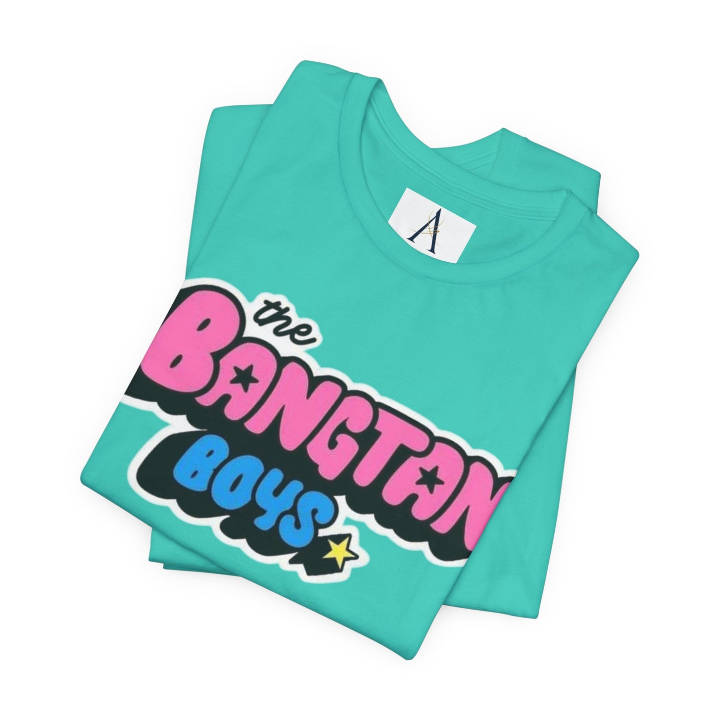 Bangtan Boys Retro Logo Tee – K-Pop BTS Fan Shirt