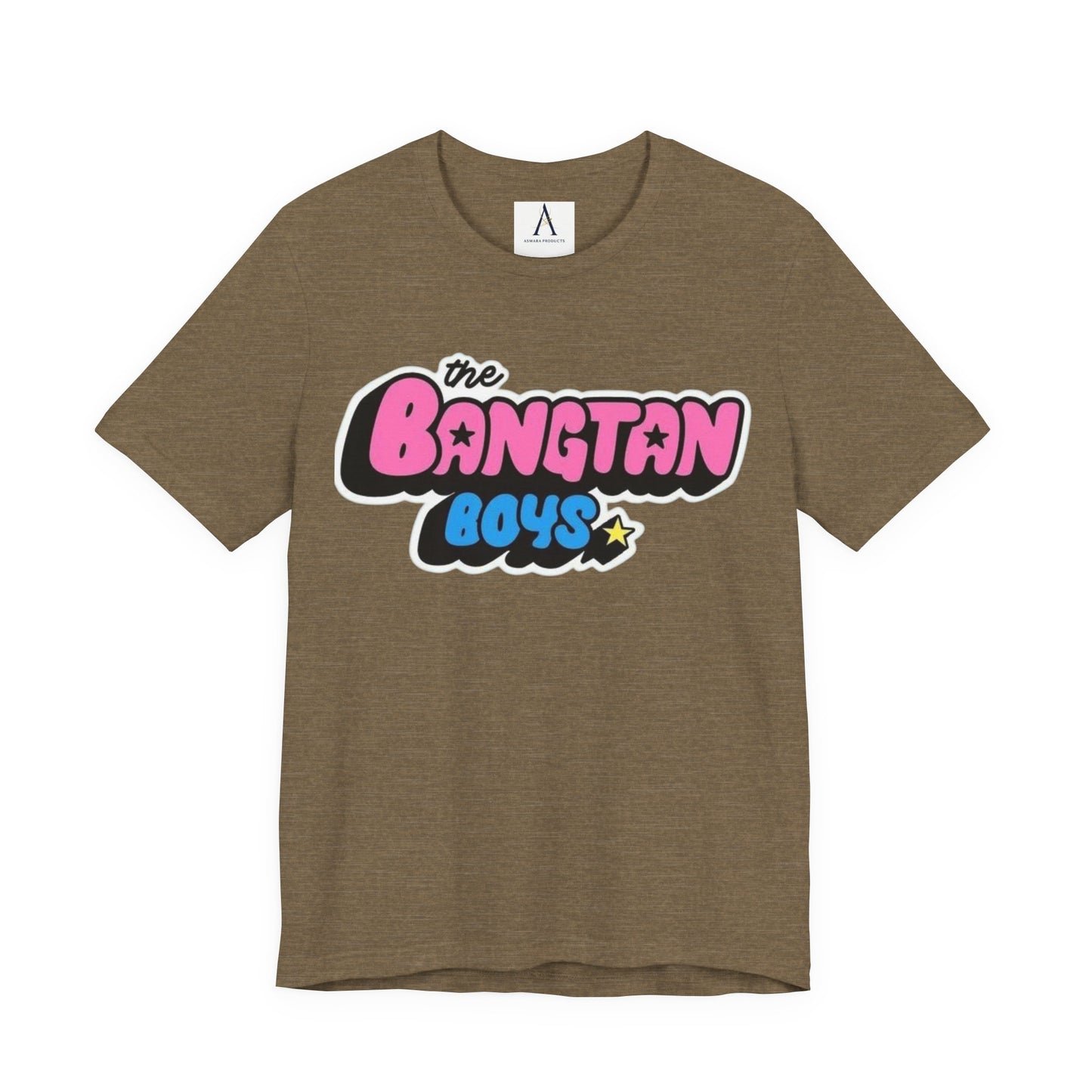 Bangtan Boys Retro Logo Tee – K-Pop BTS Fan Shirt