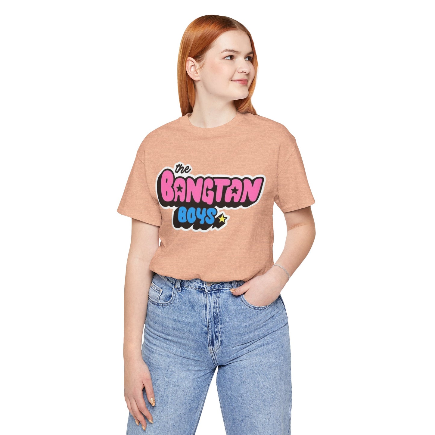 Bangtan Boys Retro Logo Tee – K-Pop BTS Fan Shirt