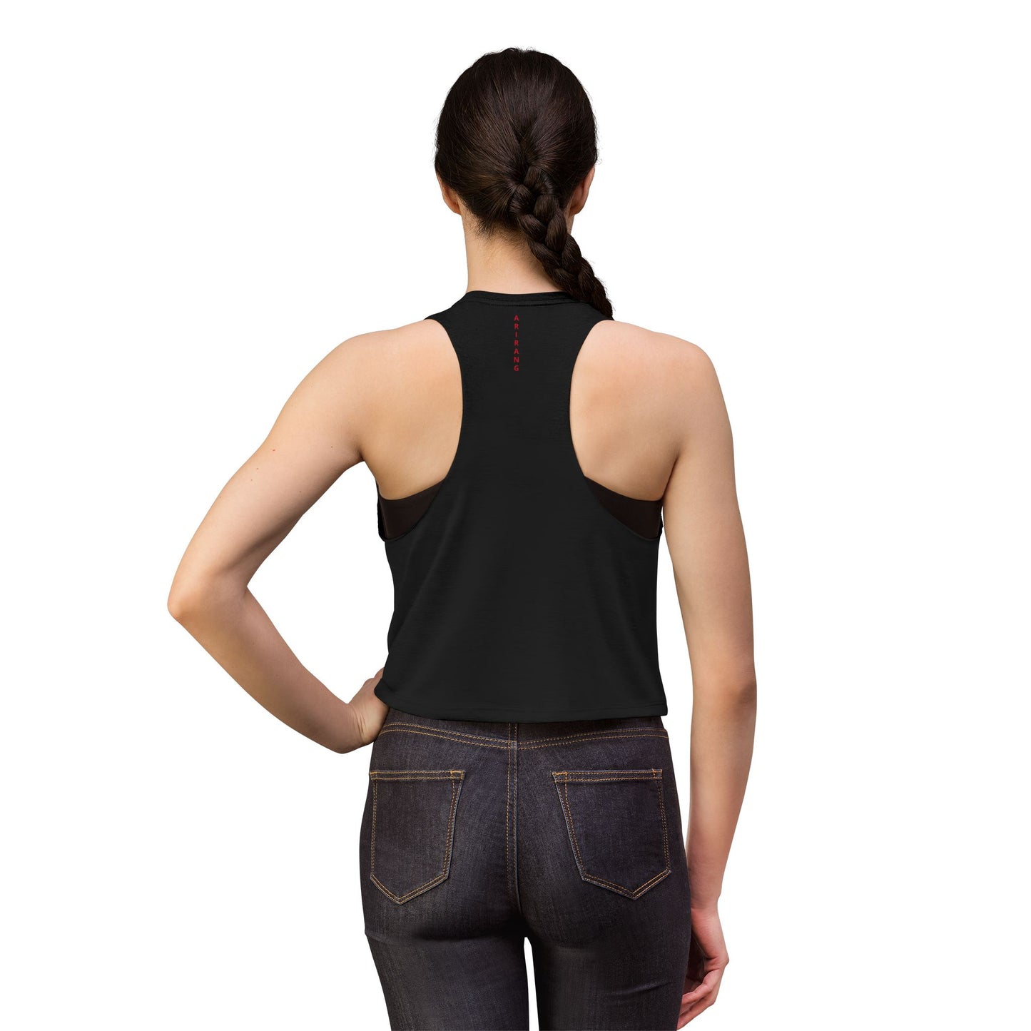 Arirang Lightstick Crop Top — K-Pop Concert Fan Tank