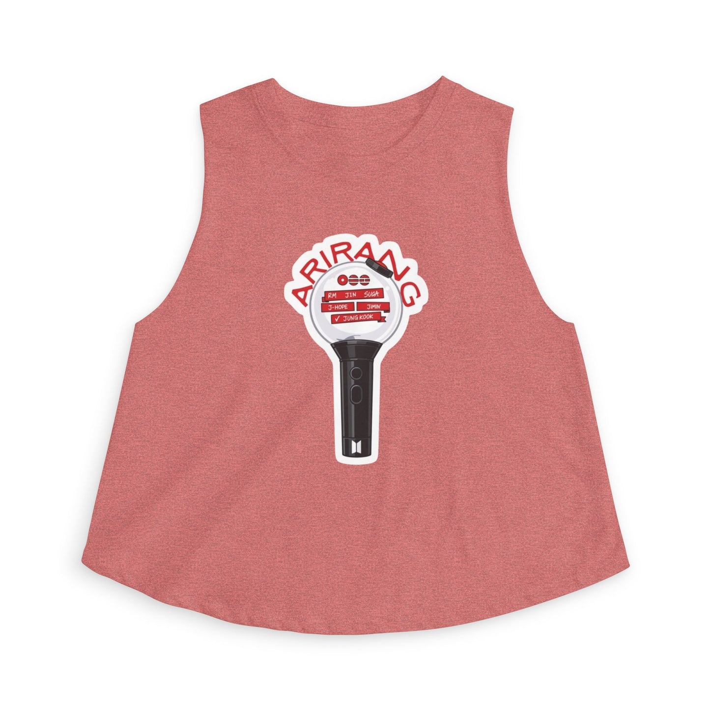 Arirang Lightstick Crop Top — K-Pop Concert Fan Tank