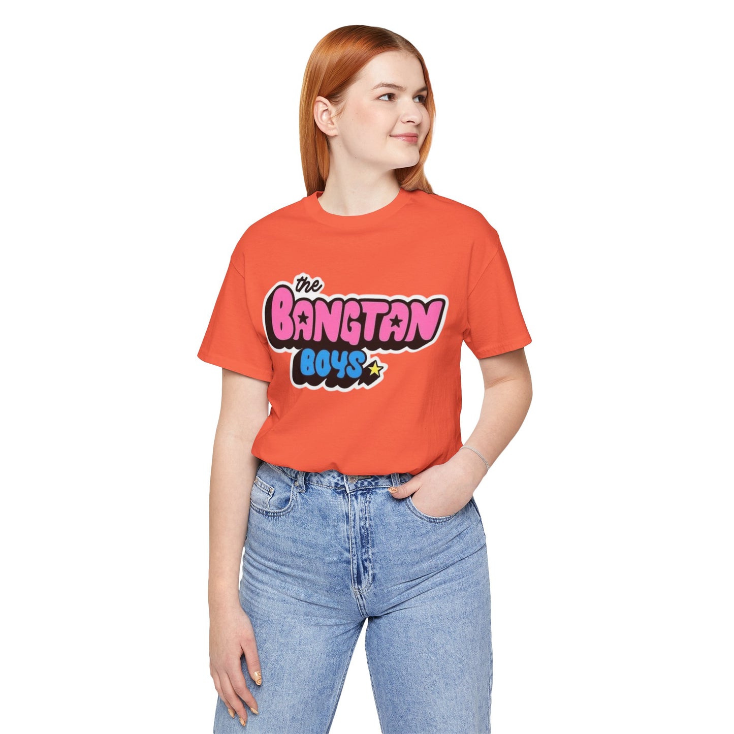 Bangtan Boys Retro Logo Tee – K-Pop BTS Fan Shirt