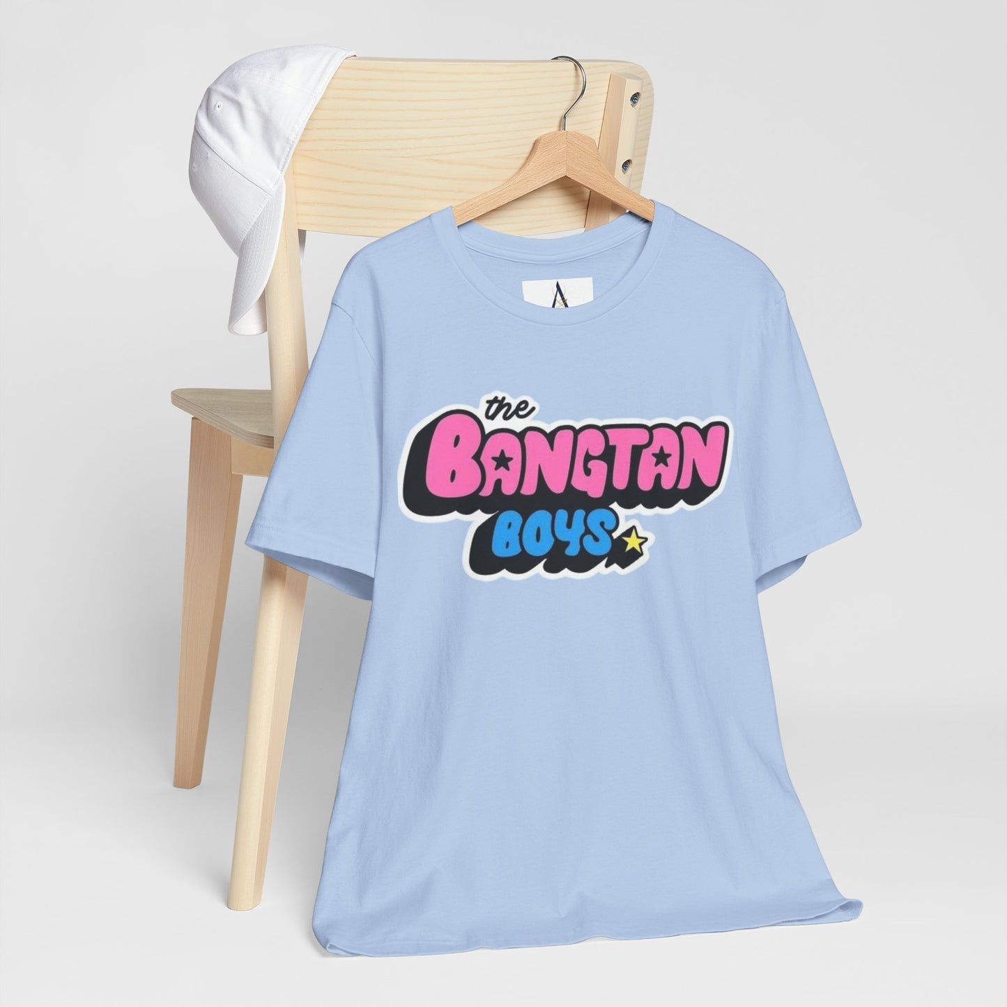 Bangtan Boys Retro Logo Tee – K-Pop BTS Fan Shirt