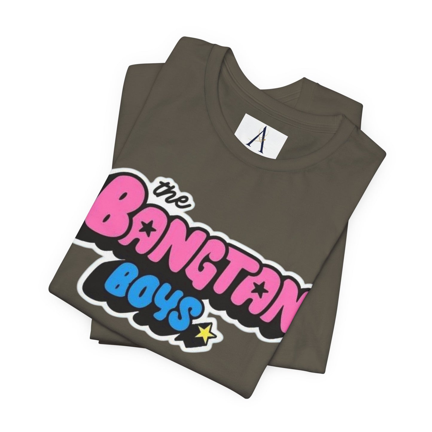 Bangtan Boys Retro Logo Tee – K-Pop BTS Fan Shirt