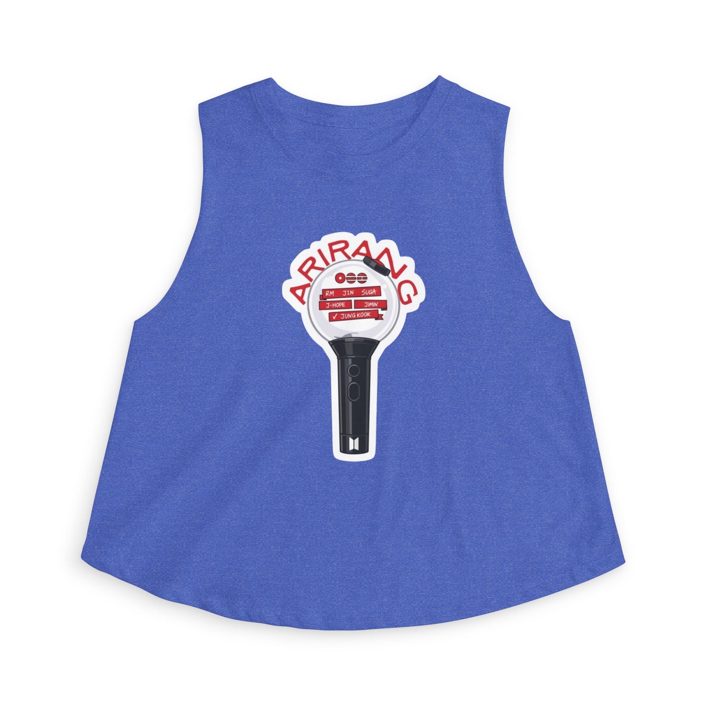 Arirang Lightstick Crop Top — K-Pop Concert Fan Tank