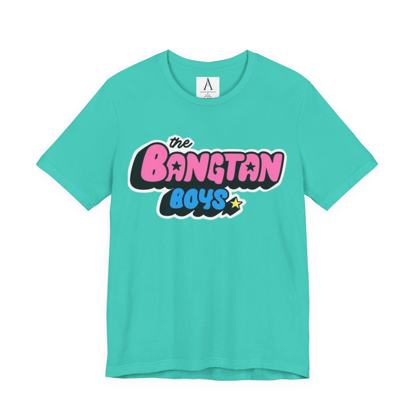 Bangtan Boys Retro Logo Tee – K-Pop BTS Fan Shirt
