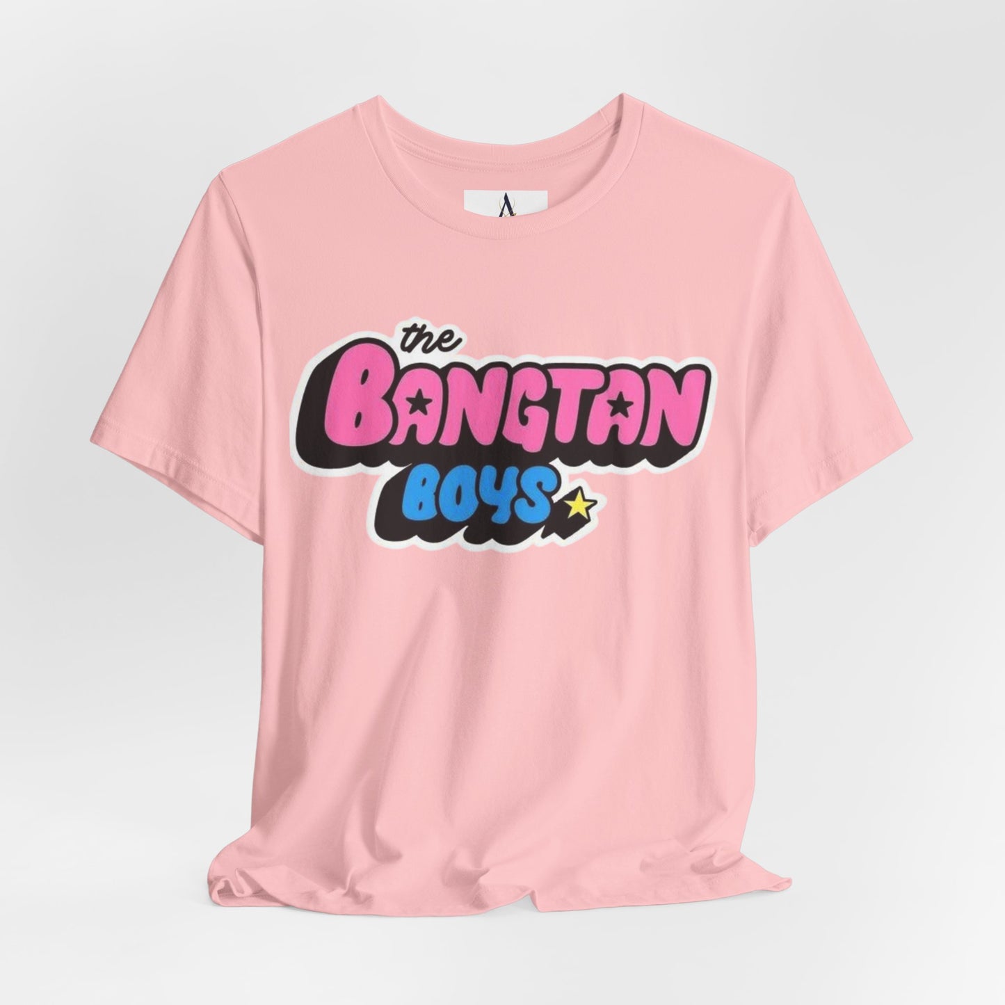 Bangtan Boys Retro Logo Tee – K-Pop BTS Fan Shirt