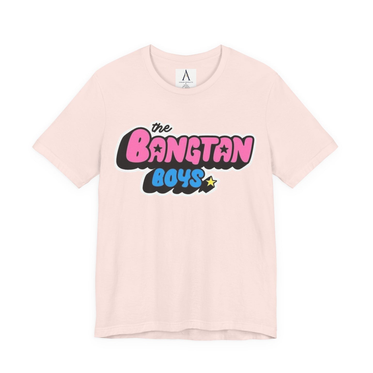 Bangtan Boys Retro Logo Tee – K-Pop BTS Fan Shirt
