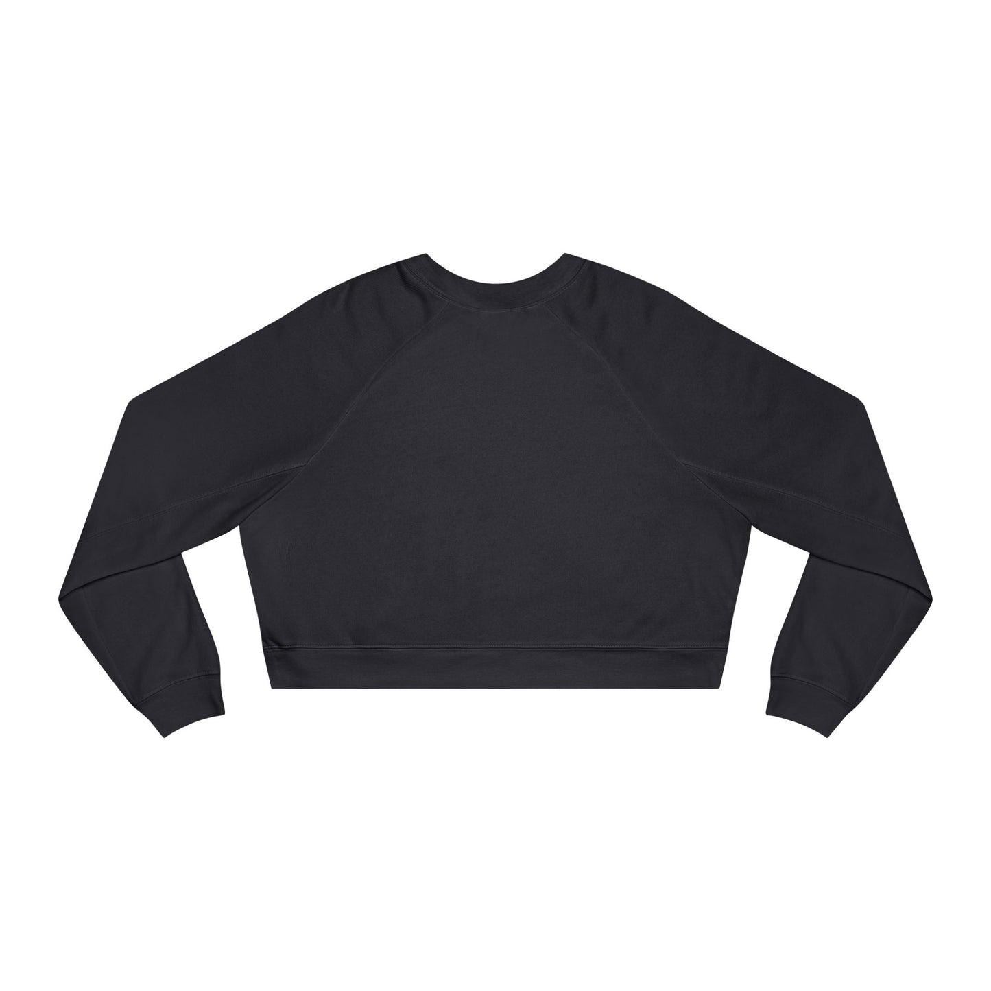 Cropped Pullover — "Your life Is As Good As Your Mindset" Retro Floral