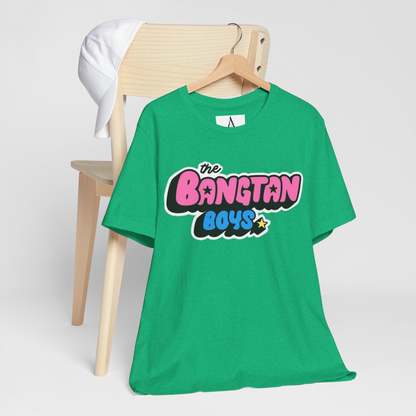 Bangtan Boys Retro Logo Tee – K-Pop BTS Fan Shirt