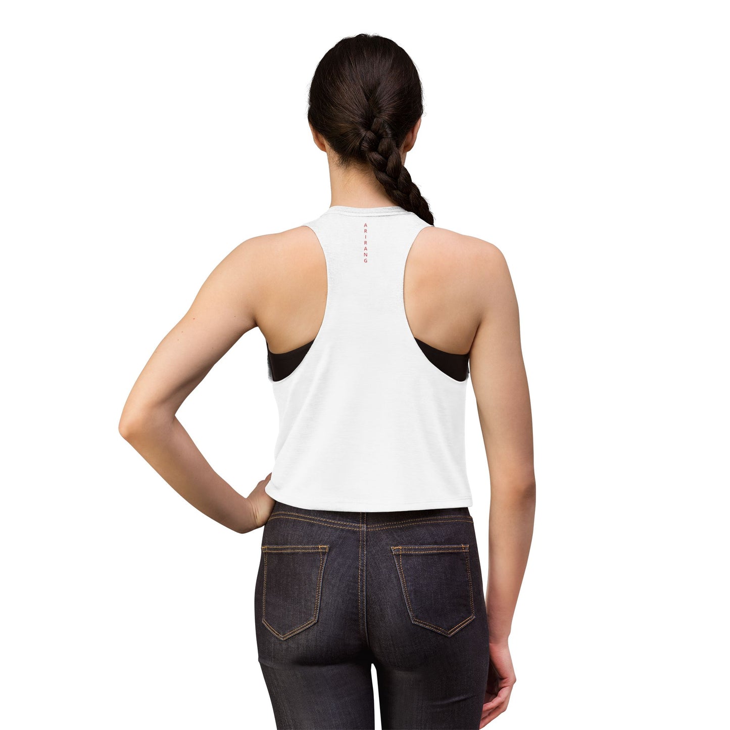 Arirang Lightstick Crop Top — K-Pop Concert Fan Tank