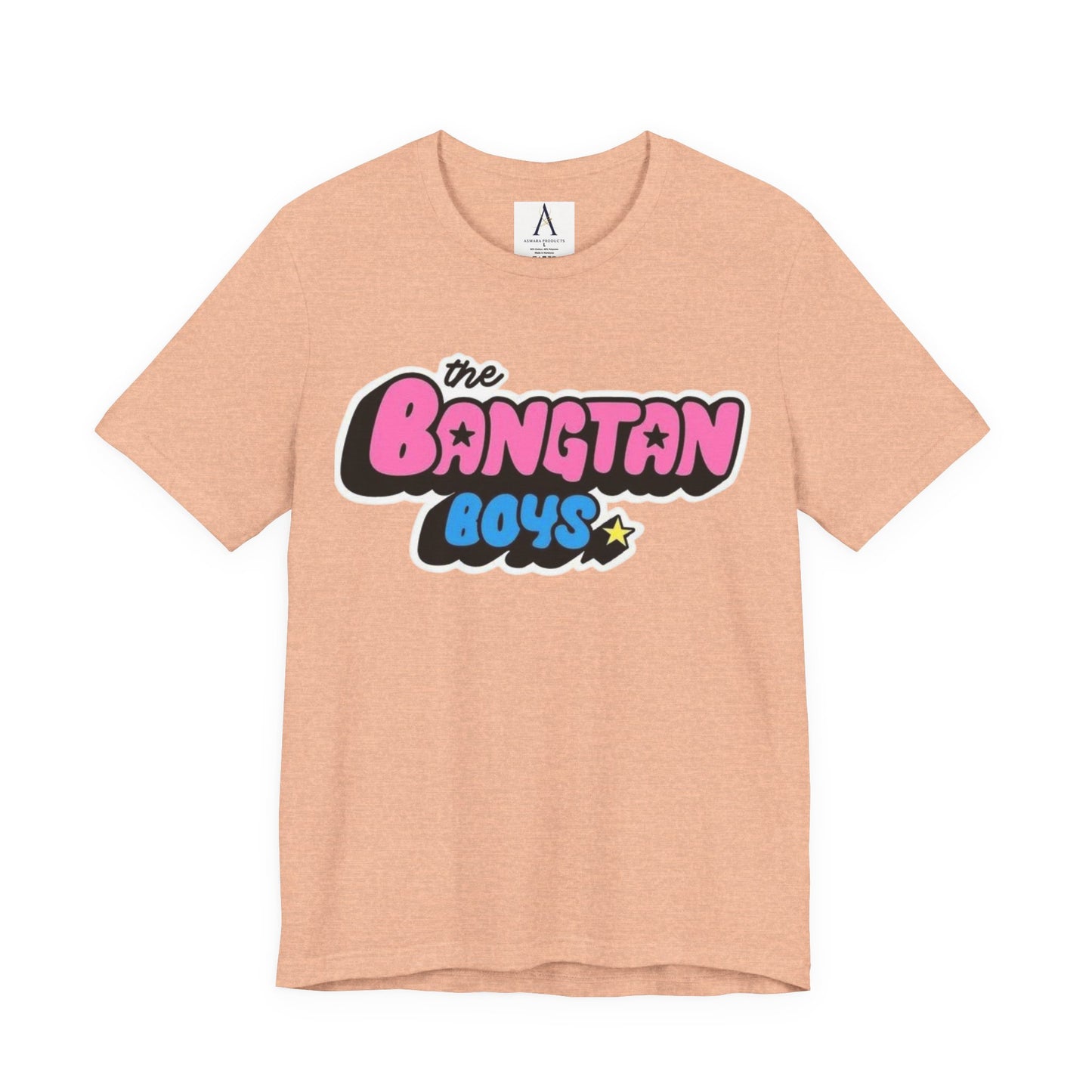 Bangtan Boys Retro Logo Tee – K-Pop BTS Fan Shirt