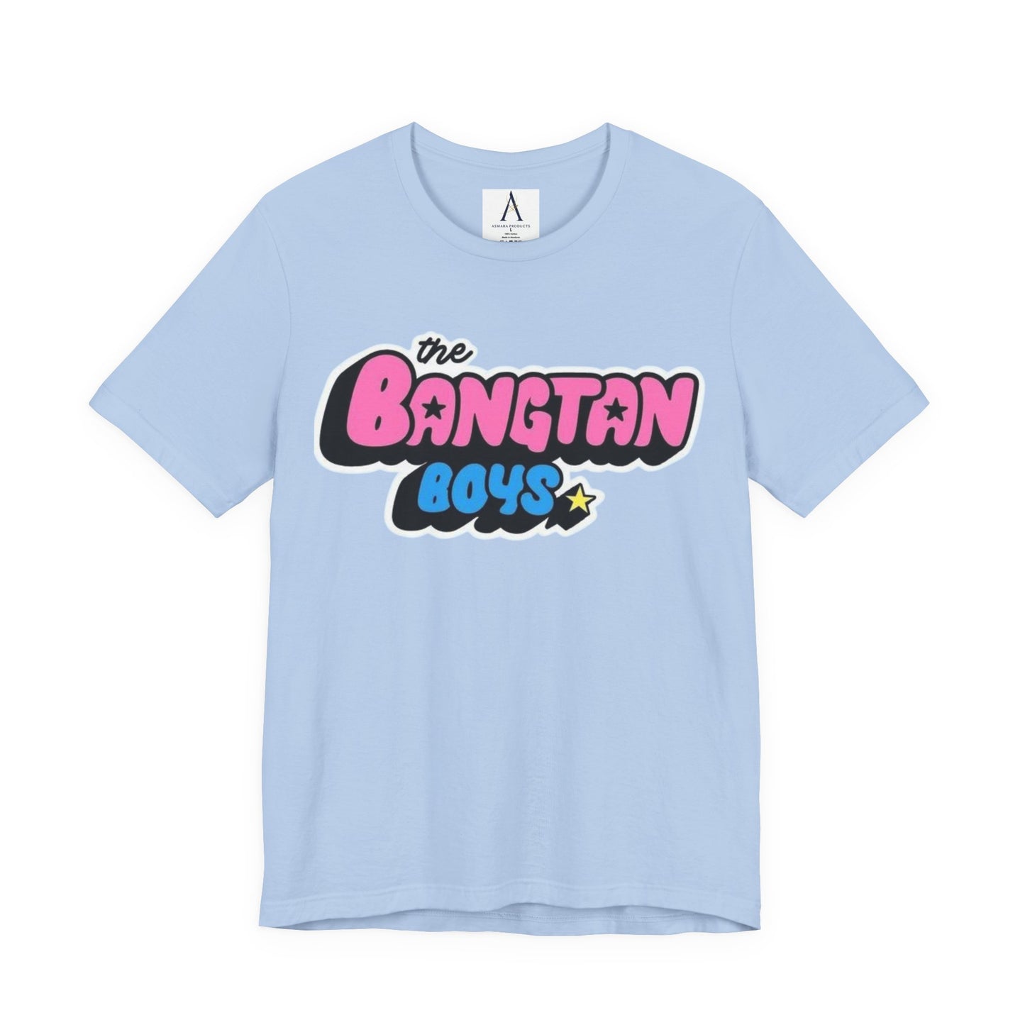 Bangtan Boys Retro Logo Tee – K-Pop BTS Fan Shirt