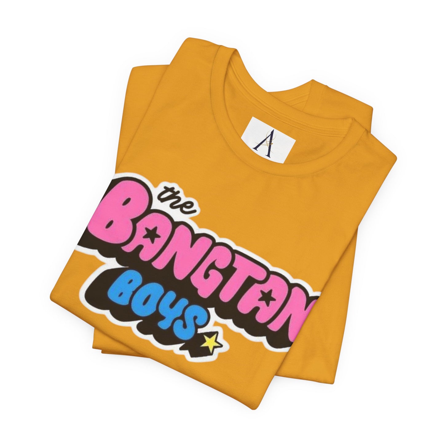 Bangtan Boys Retro Logo Tee – K-Pop BTS Fan Shirt