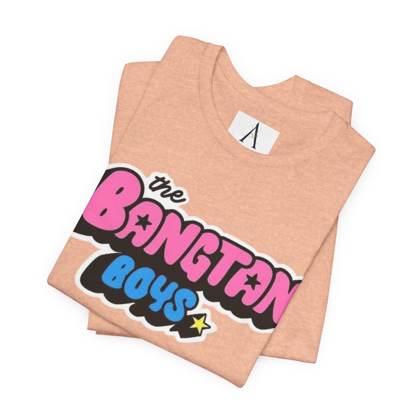 Bangtan Boys Retro Logo Tee – K-Pop BTS Fan Shirt
