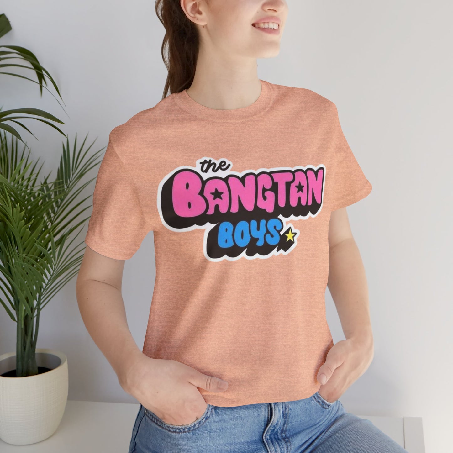 Bangtan Boys Retro Logo Tee – K-Pop BTS Fan Shirt