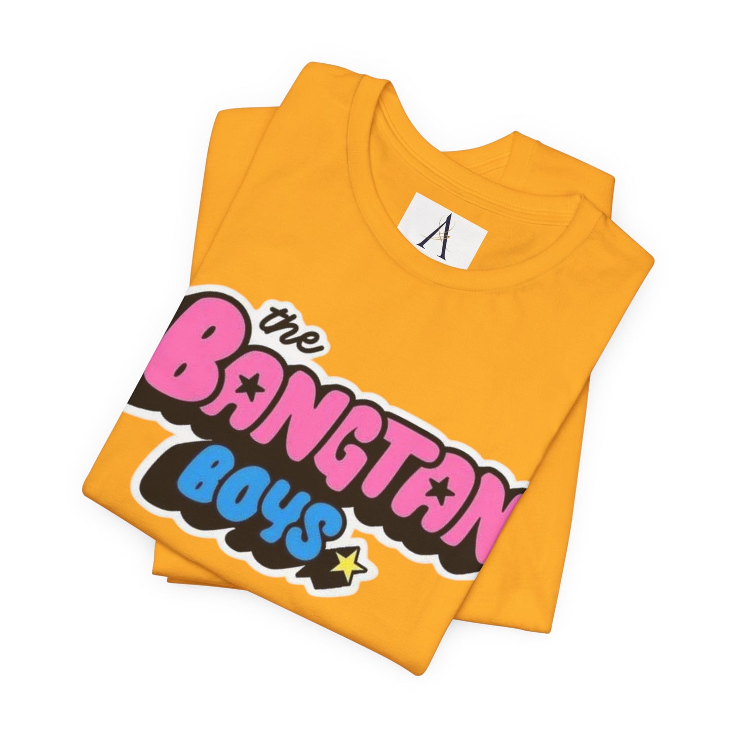 Bangtan Boys Retro Logo Tee – K-Pop BTS Fan Shirt