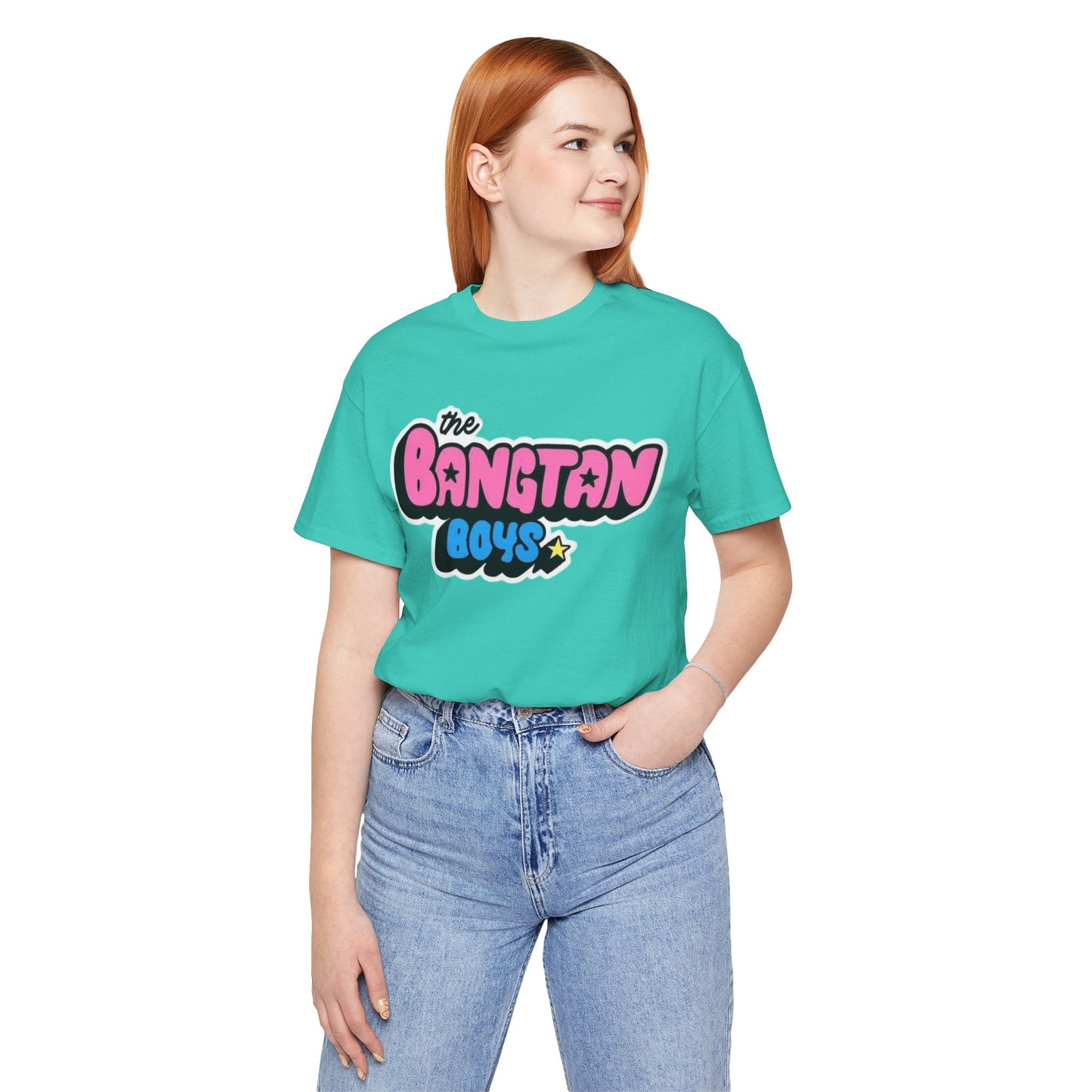 Bangtan Boys Retro Logo Tee – K-Pop BTS Fan Shirt