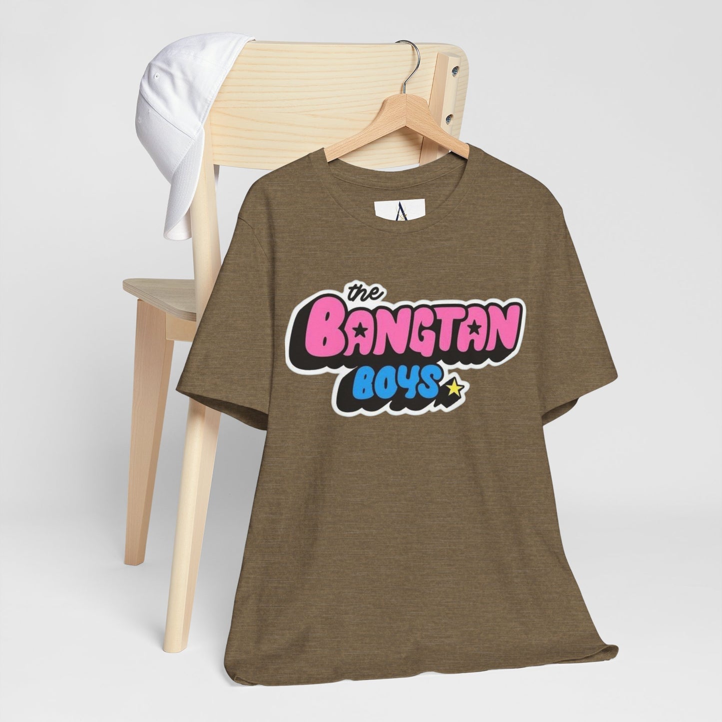 Bangtan Boys Retro Logo Tee – K-Pop BTS Fan Shirt