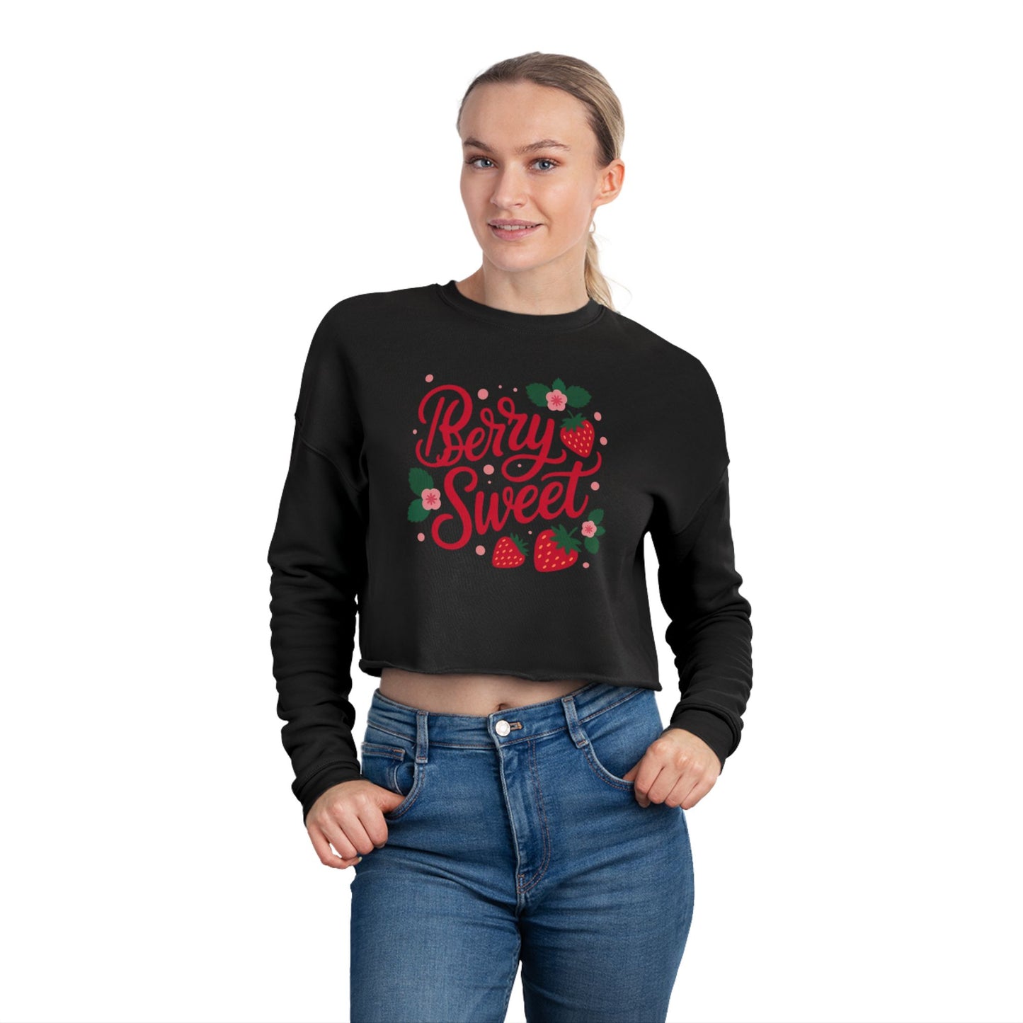 Berry Sweet Cropped Sweatshirt