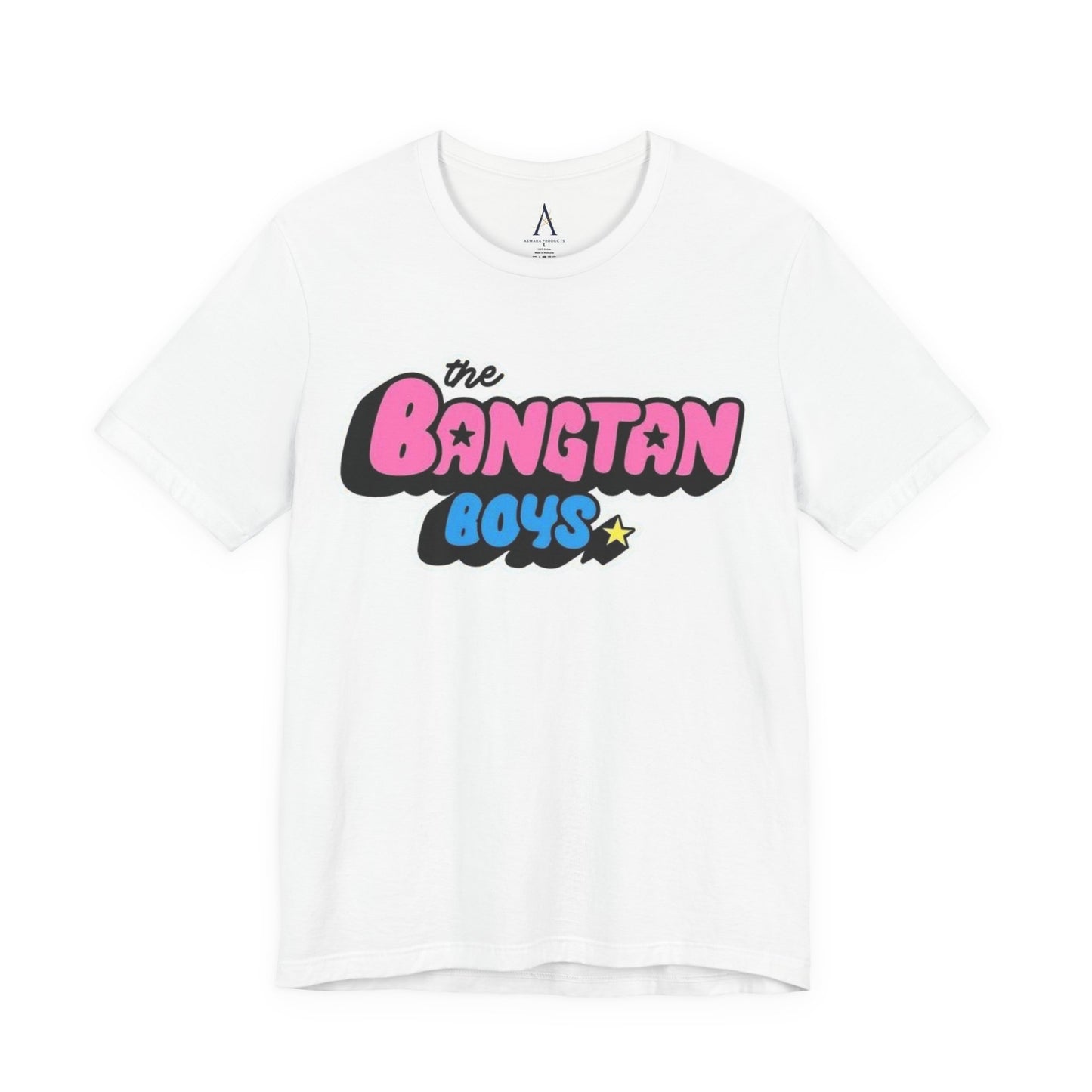 Bangtan Boys Retro Logo Tee – K-Pop BTS Fan Shirt