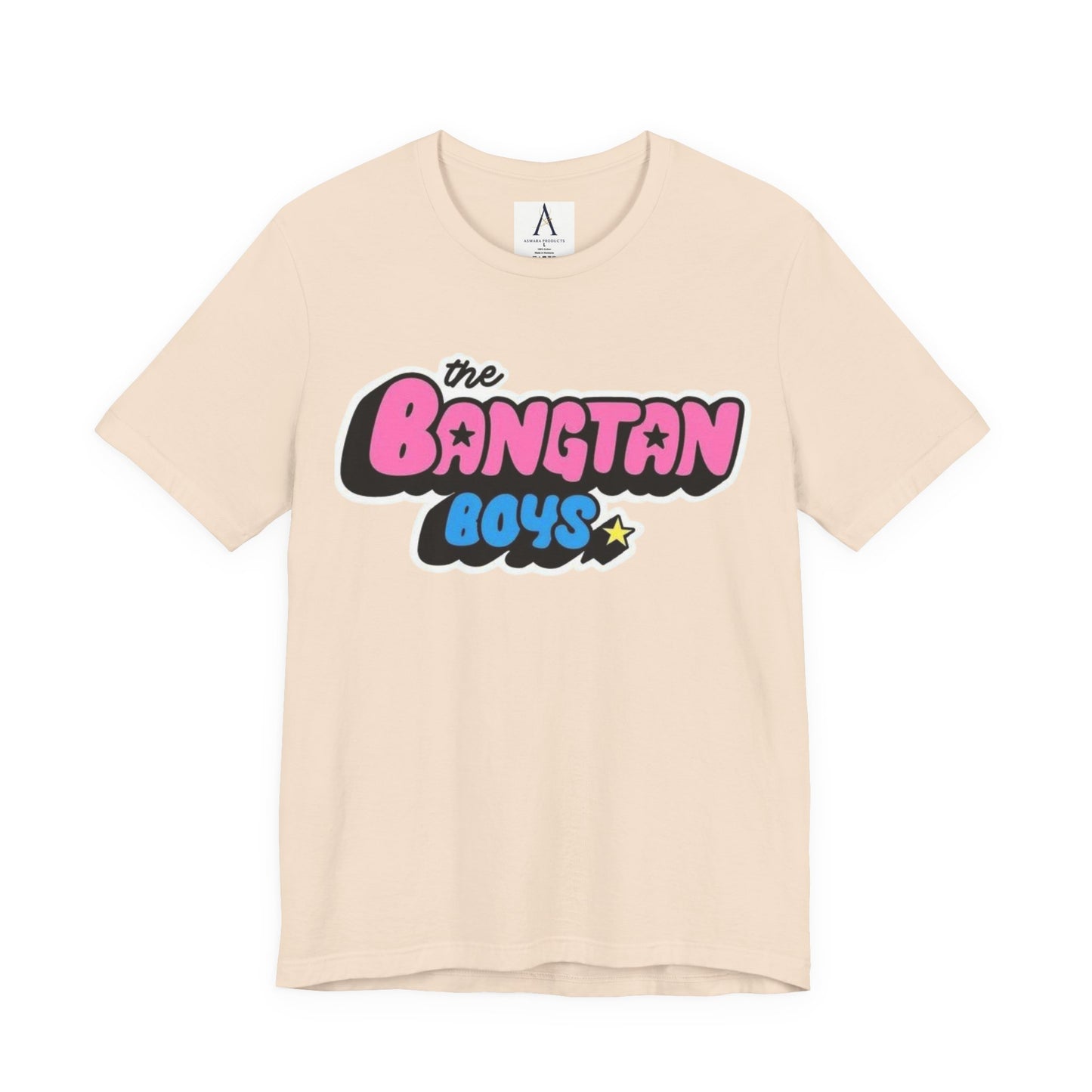 Bangtan Boys Retro Logo Tee – K-Pop BTS Fan Shirt