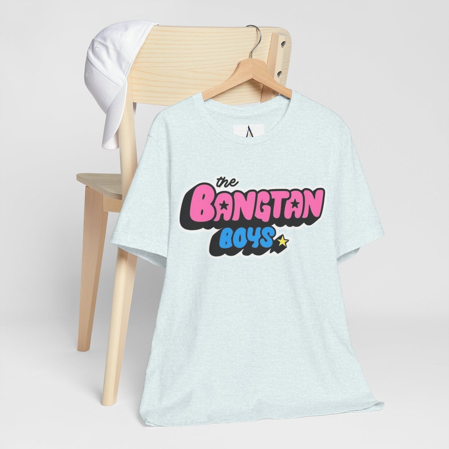 Bangtan Boys Retro Logo Tee – K-Pop BTS Fan Shirt
