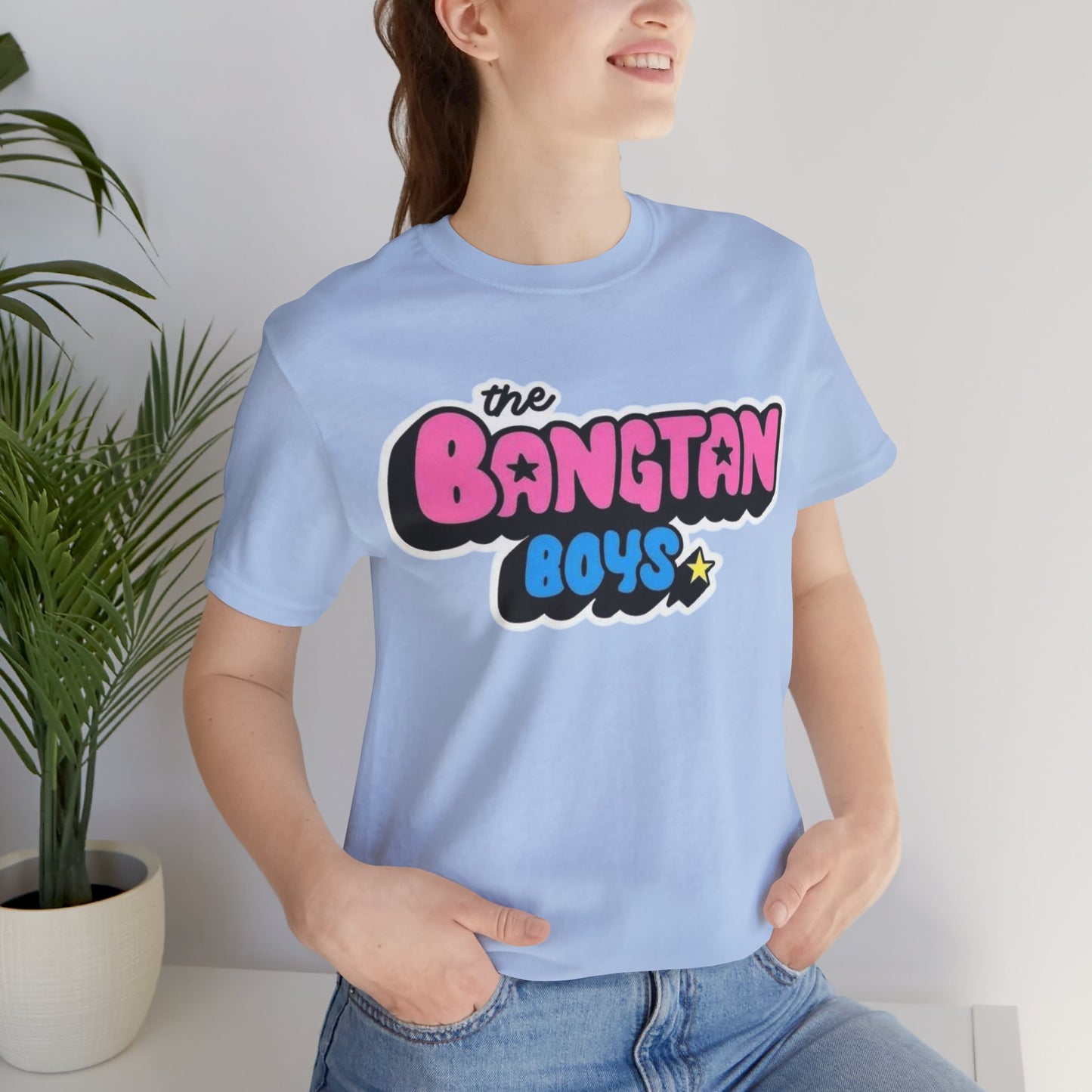 Bangtan Boys Retro Logo Tee – K-Pop BTS Fan Shirt