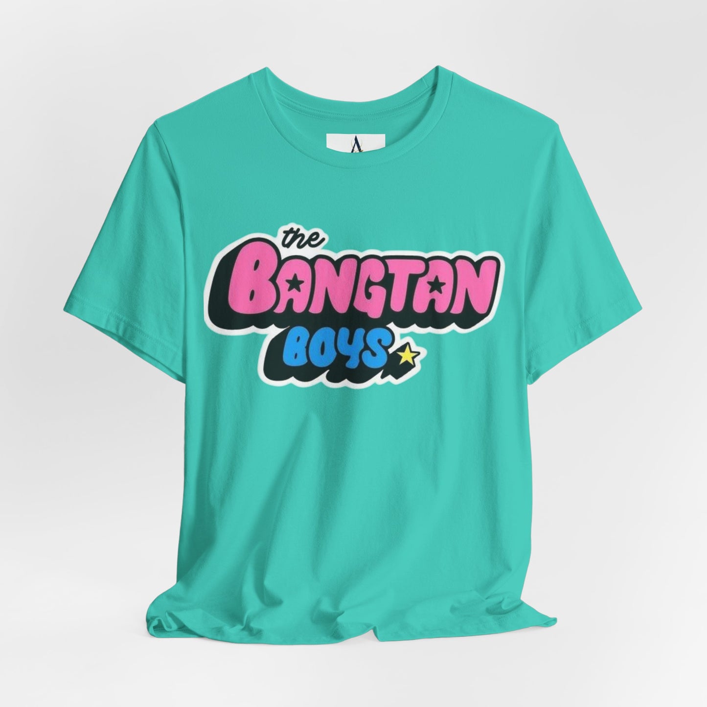 Bangtan Boys Retro Logo Tee – K-Pop BTS Fan Shirt