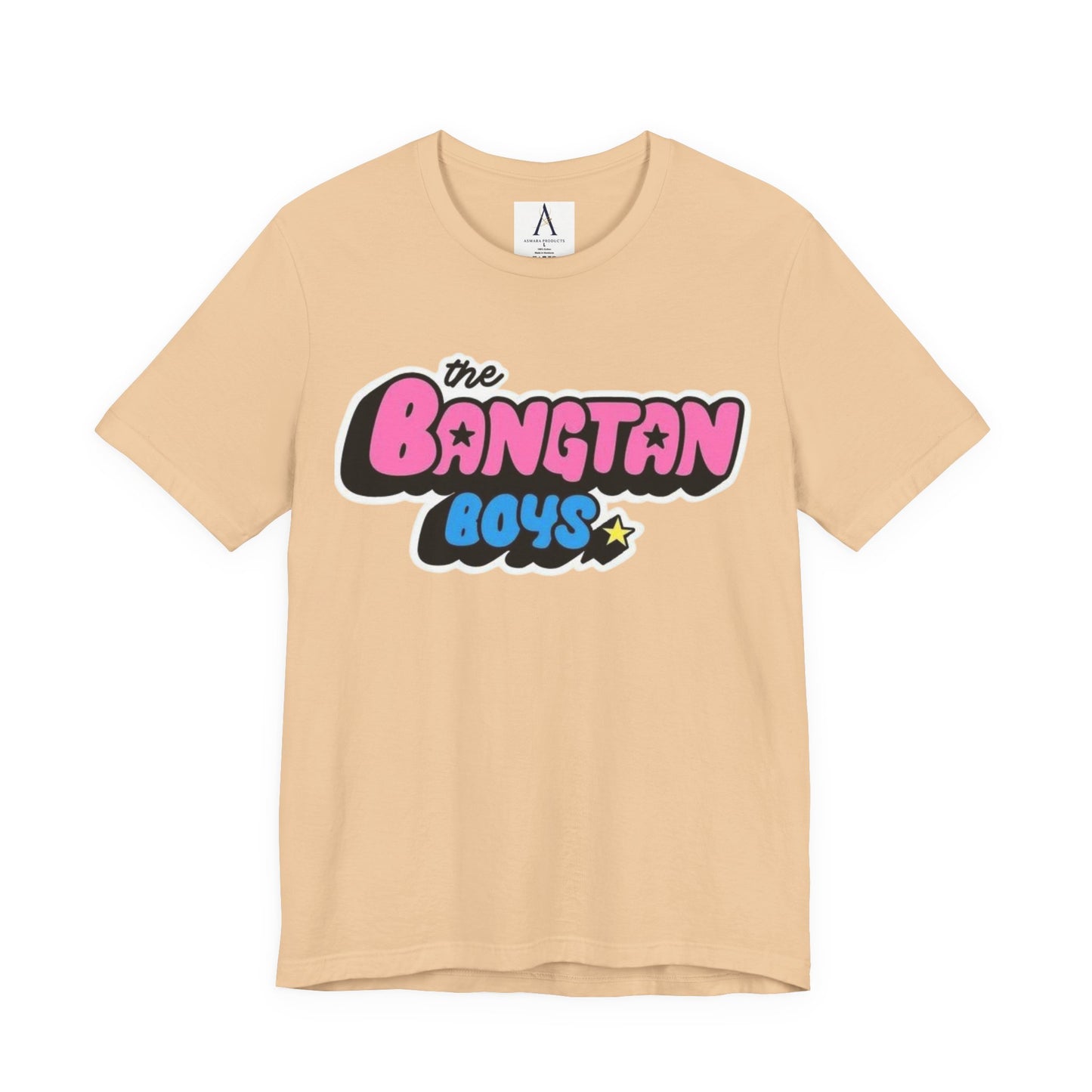 Bangtan Boys Retro Logo Tee – K-Pop BTS Fan Shirt