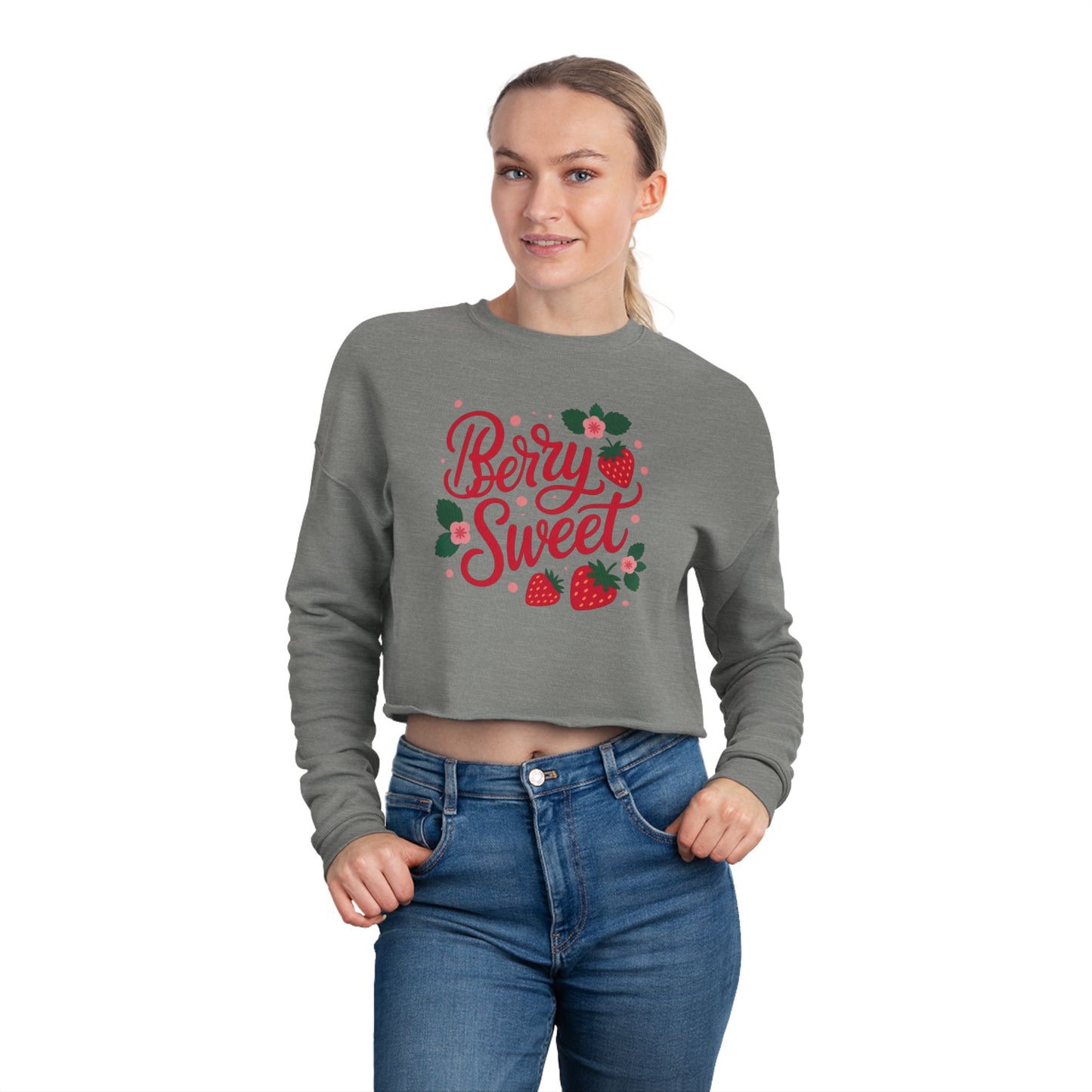Berry Sweet Cropped Sweatshirt